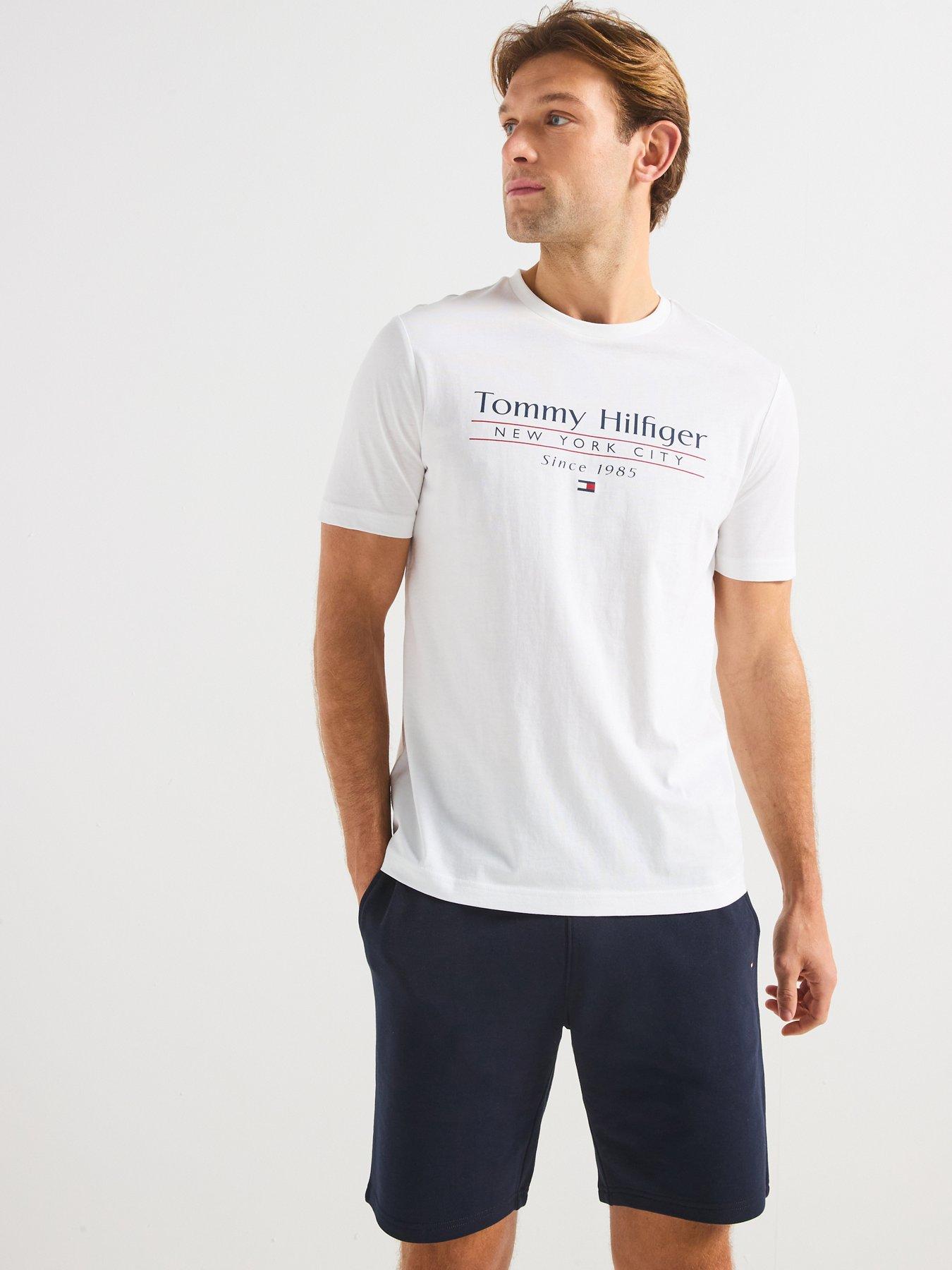 undefined Hilfiger Center Stack Logo T-shirt - White