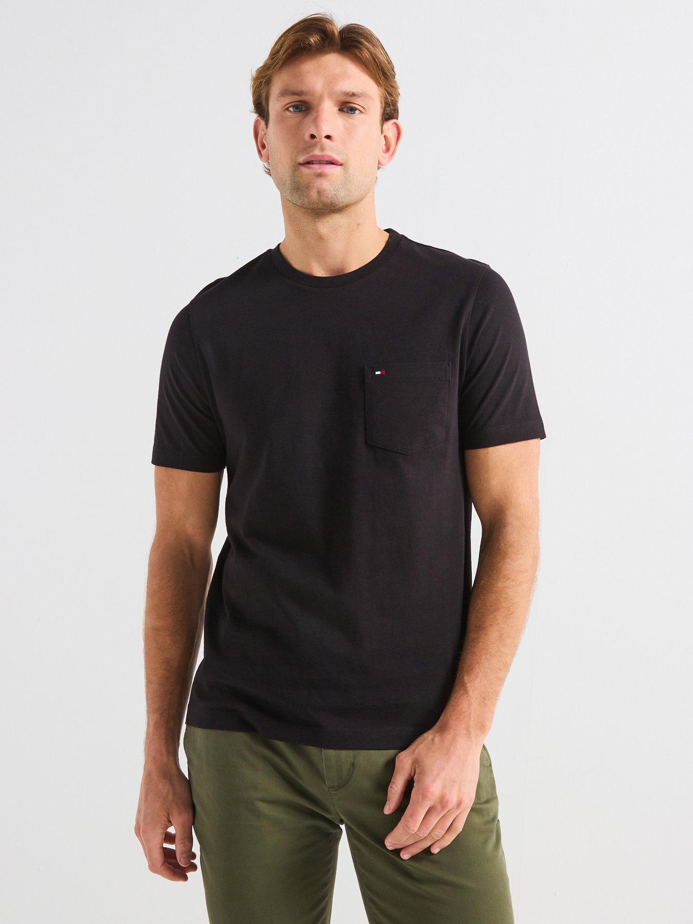undefined Essential Solid Pocket T-Shirt - Black