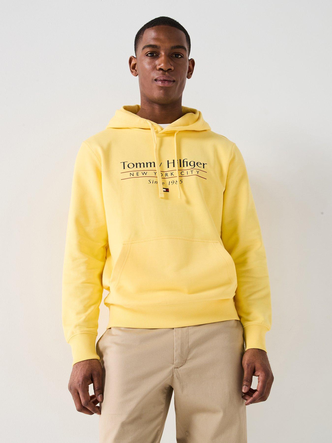 undefined Center Stack Hoodie - Yellow