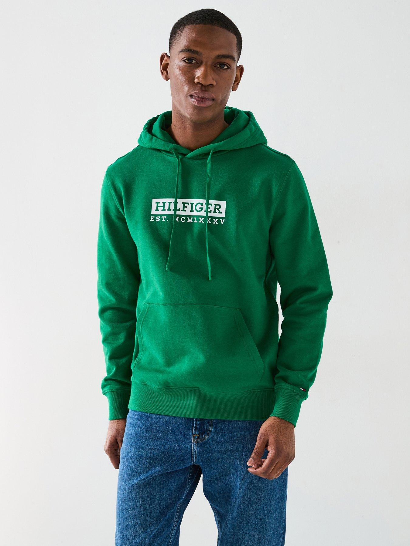 undefined Colour To Colour Graphic Hoodie - Green