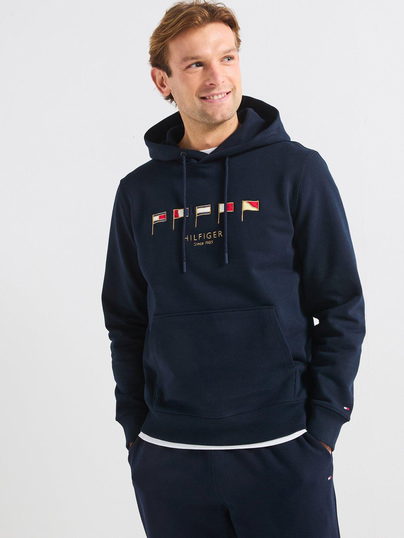 undefined Multi Flags Hoodie - Navy