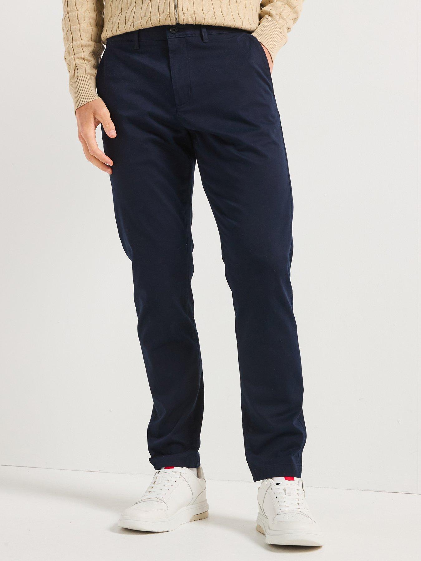 undefined Harlem Slim Tapered Fit Chinos - Navy