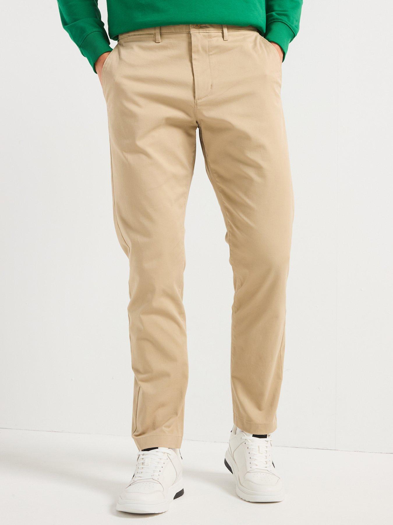 undefined Harlem Slim Tapered Fit Chinos - Khaki