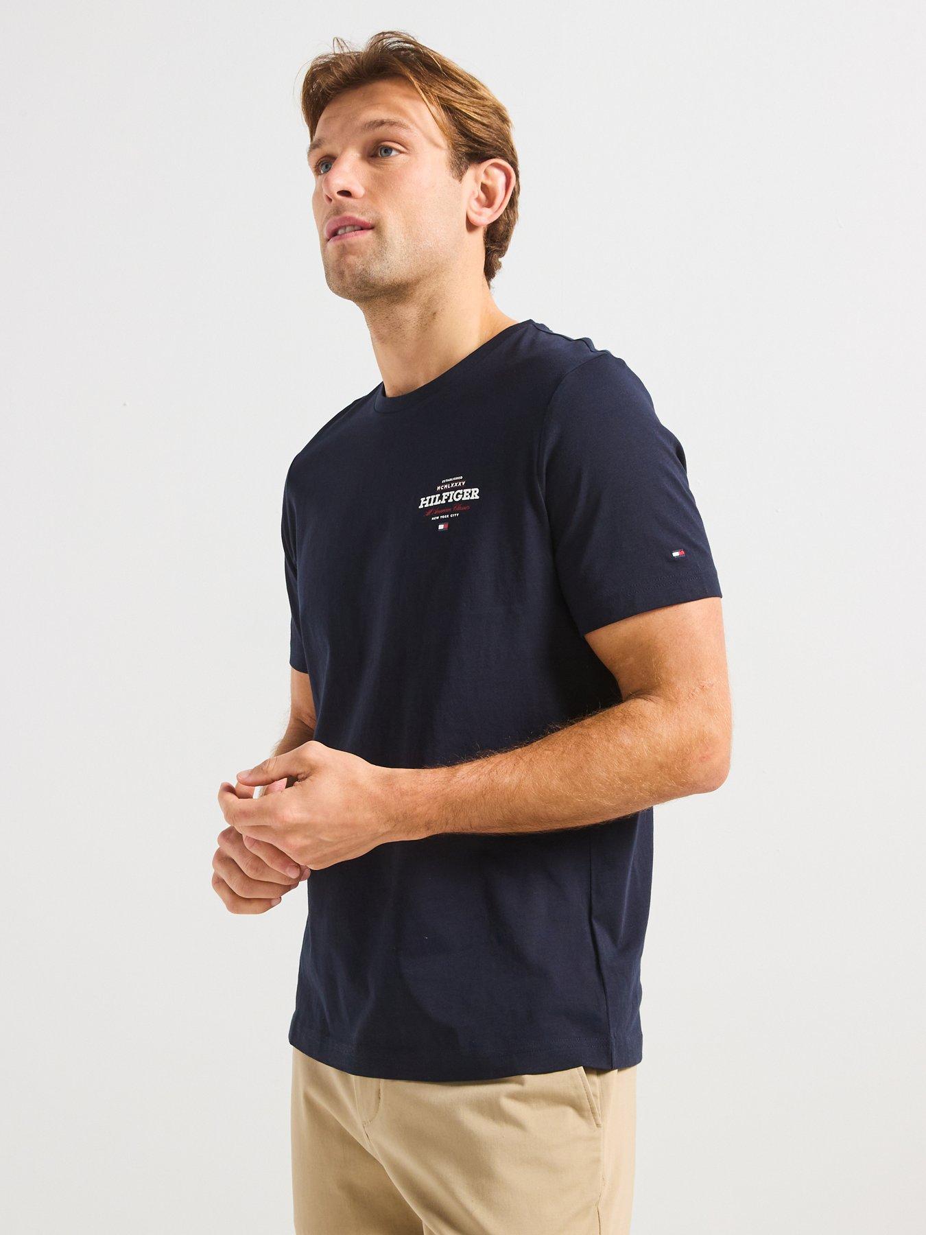 undefined Monotype All American Left Chest Logo T-Shirt - Navy
