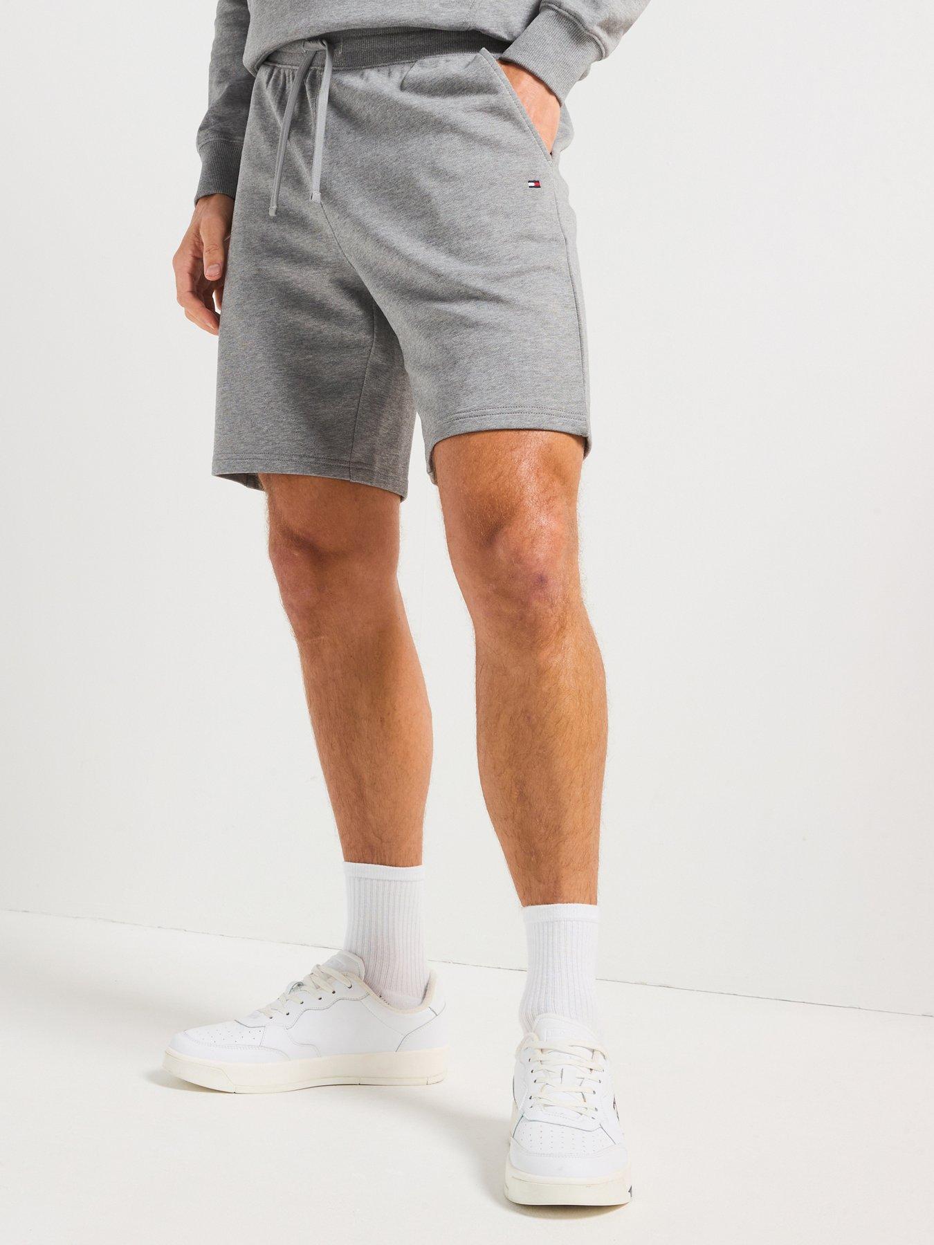 undefined Essential Terry Jersey Shorts - Dark Grey