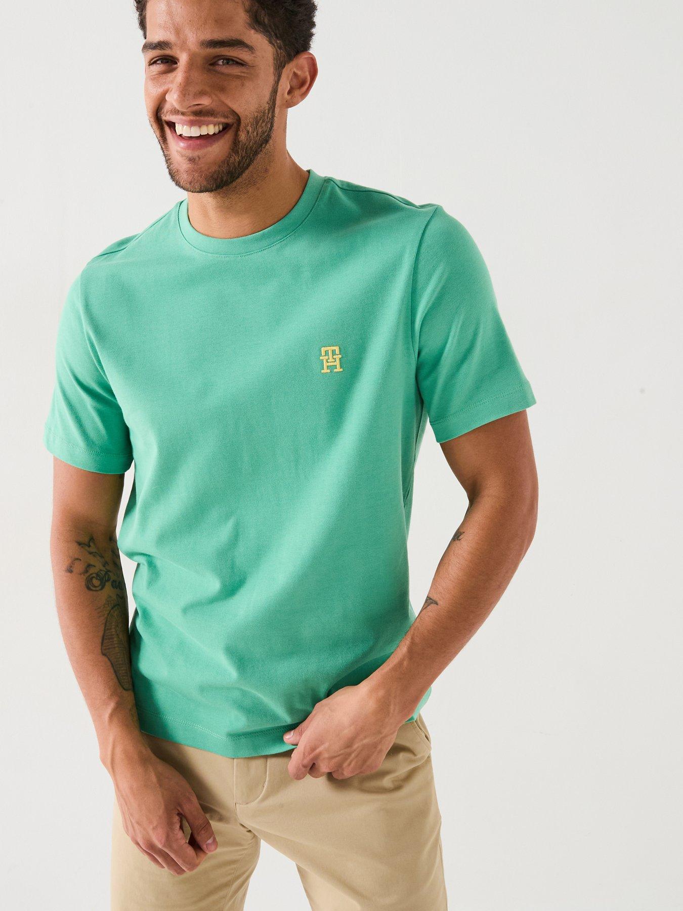 undefined Monogram Logo T-Shirt - Green