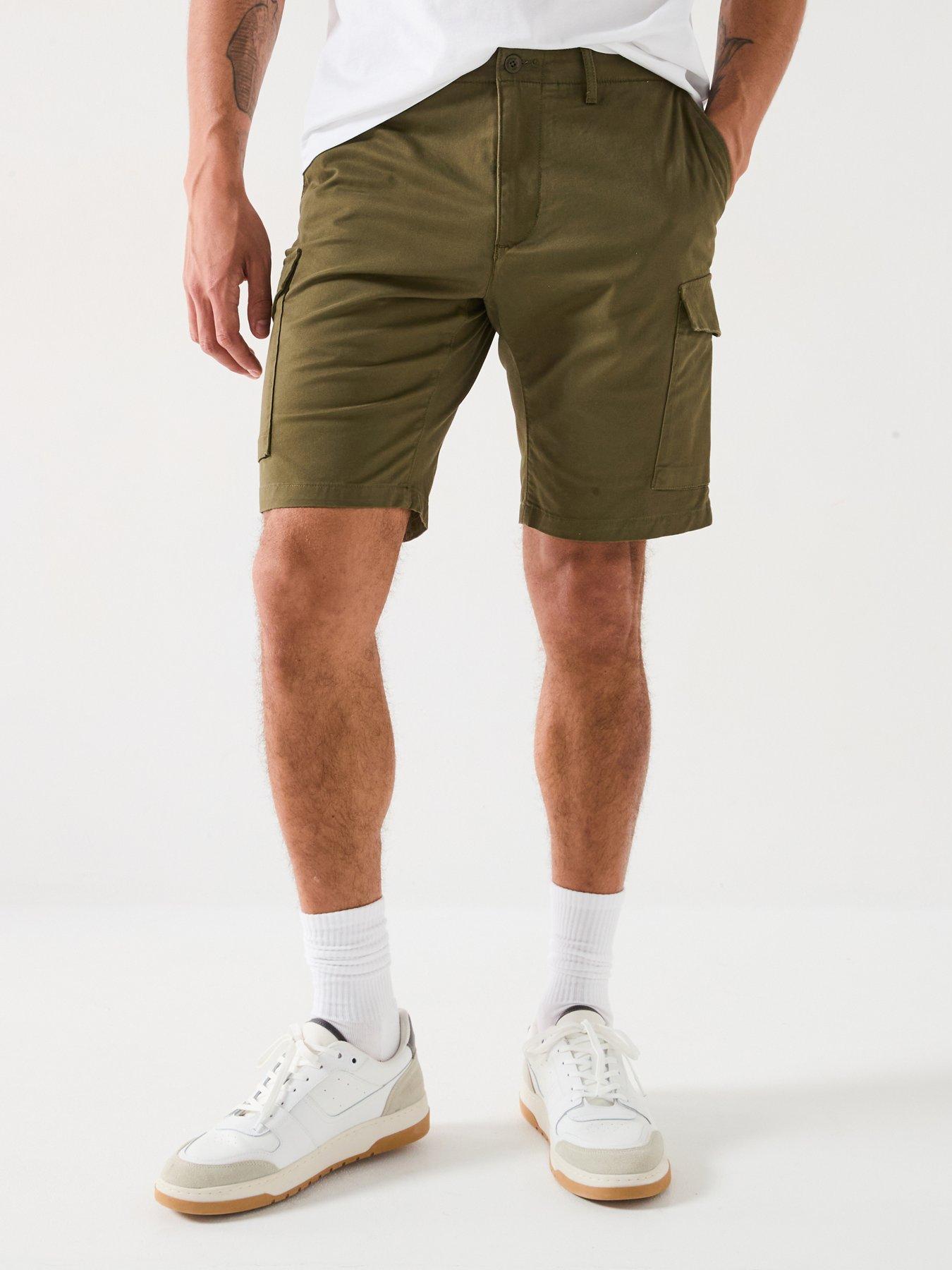 undefined Harlem Cargo 1985 Cargo Shorts - Dark Khaki