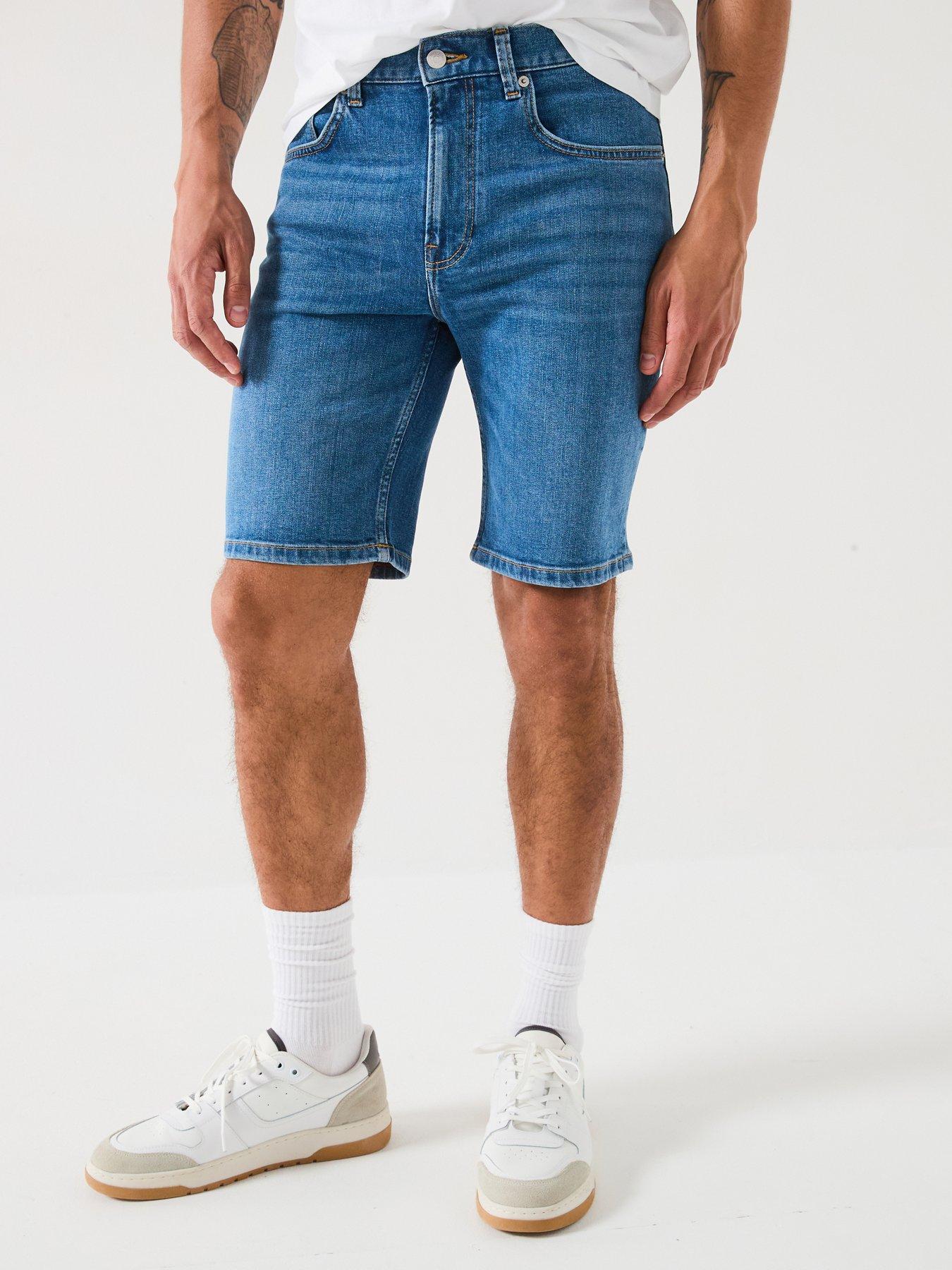 undefined Brooklyn Denim Shorts - Blue