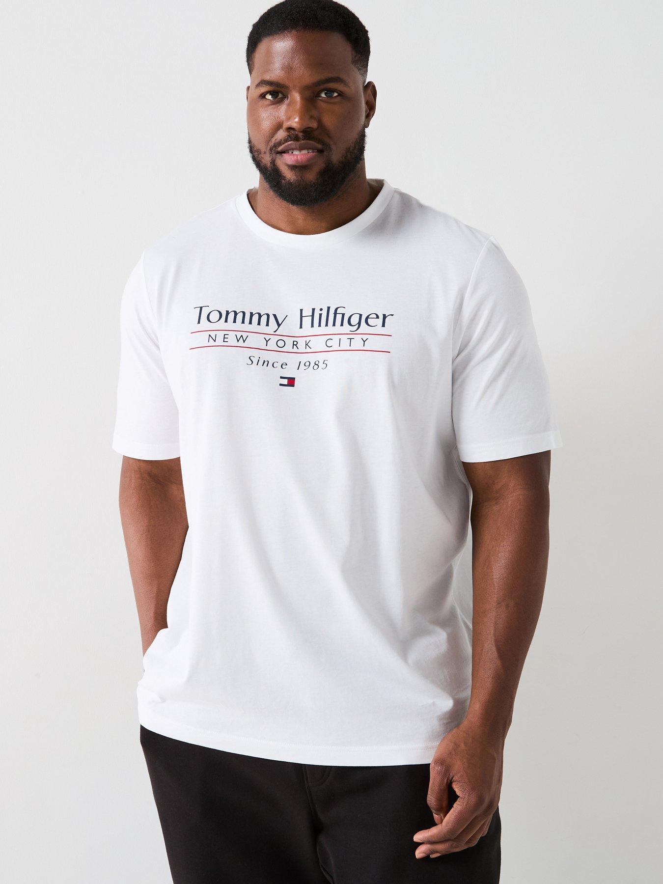 undefined Big  &  Tall Centre Stack T-Shirt - White