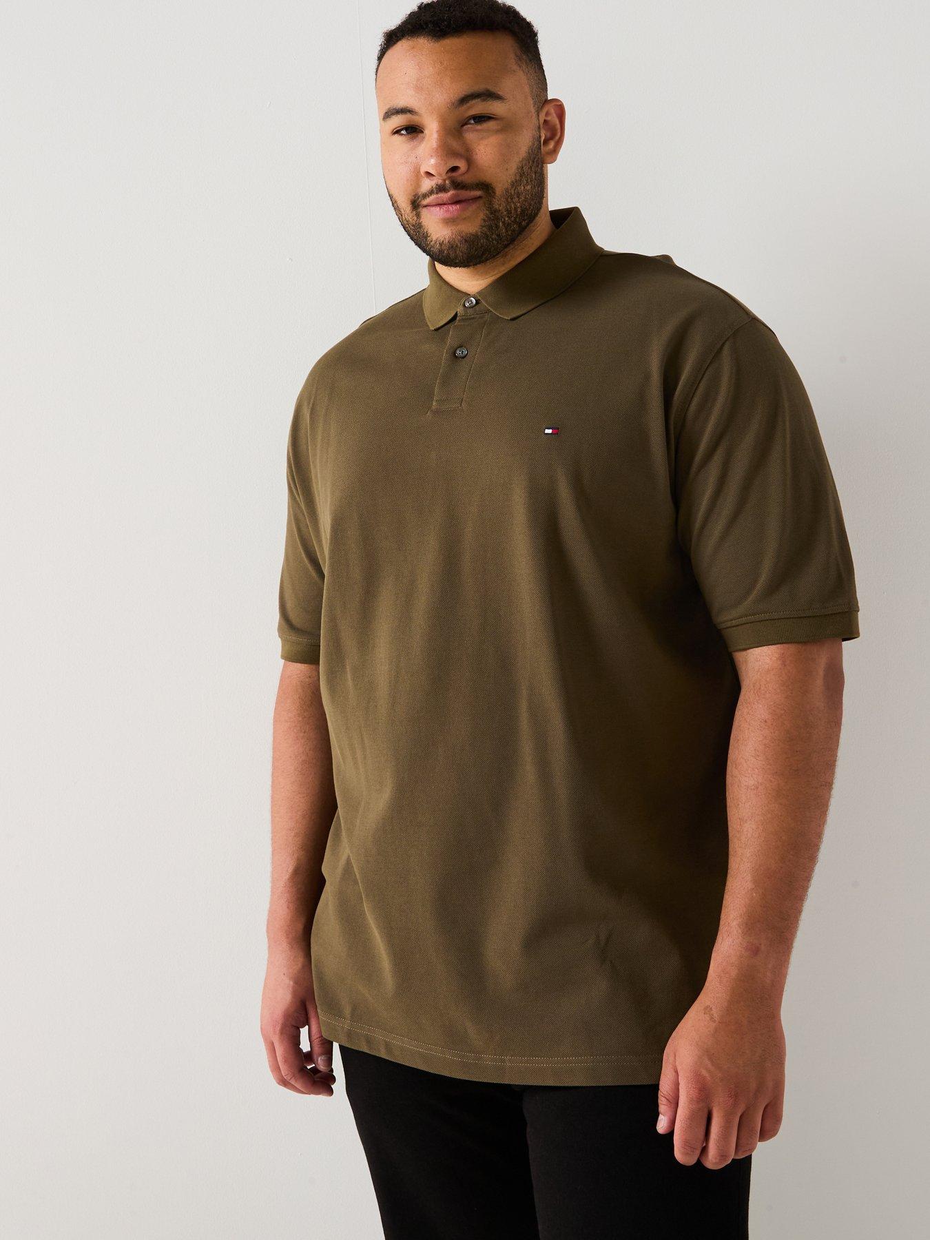 undefined Big  &  Tall 1985 Regular Fit Polo Shirt - Dark Khaki