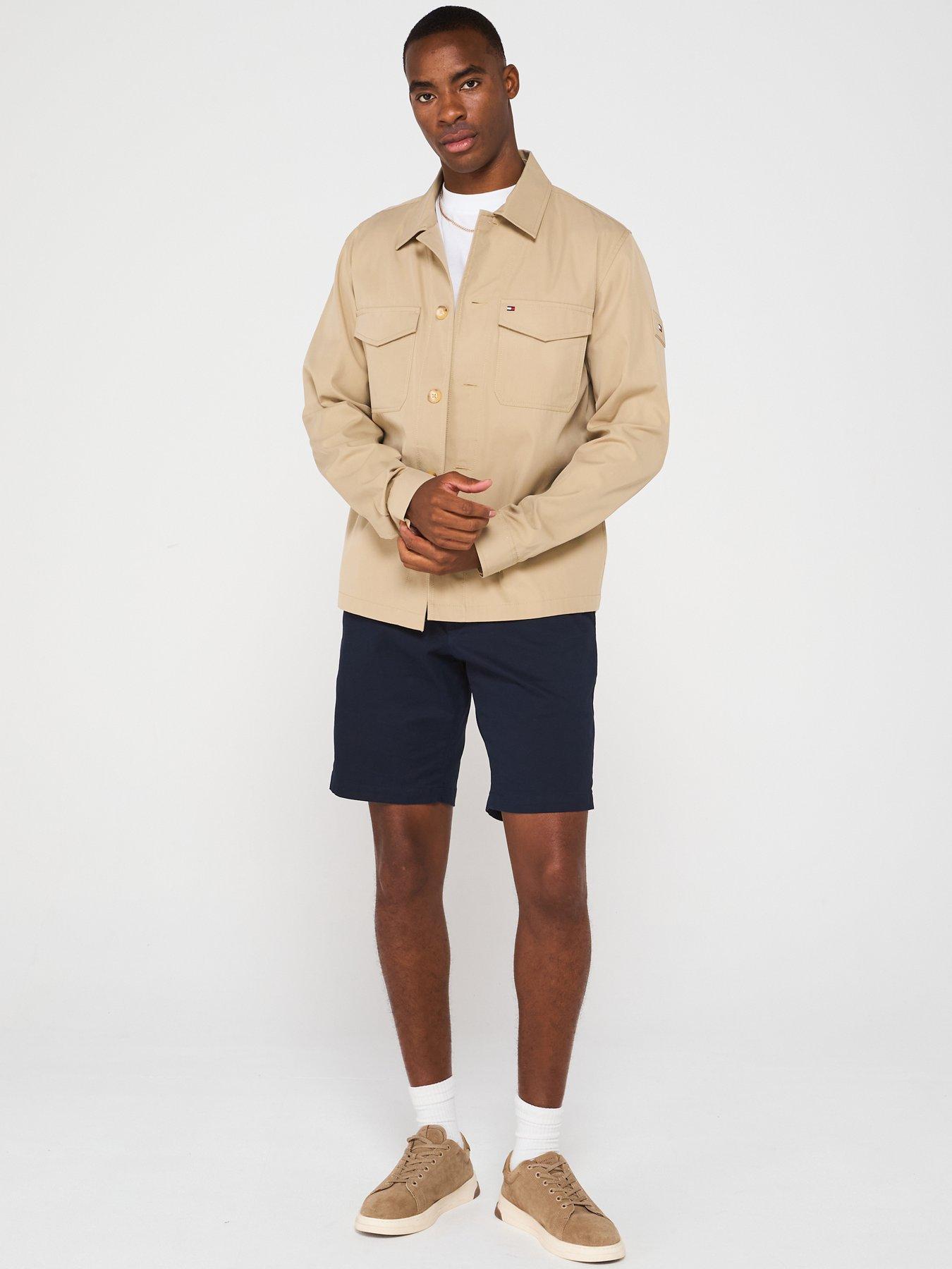 Image 3 of 6 of Tommy Hilfiger Cotton Nylon Overshirt - Natural