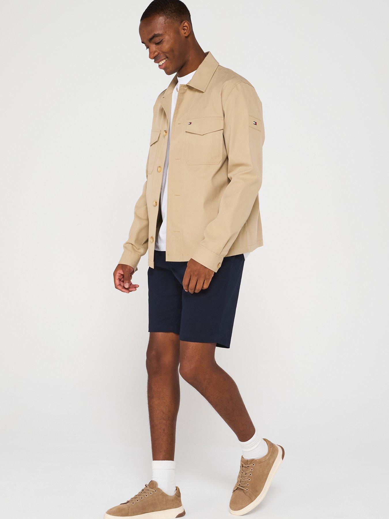 Image 6 of 6 of Tommy Hilfiger Cotton Nylon Overshirt - Natural