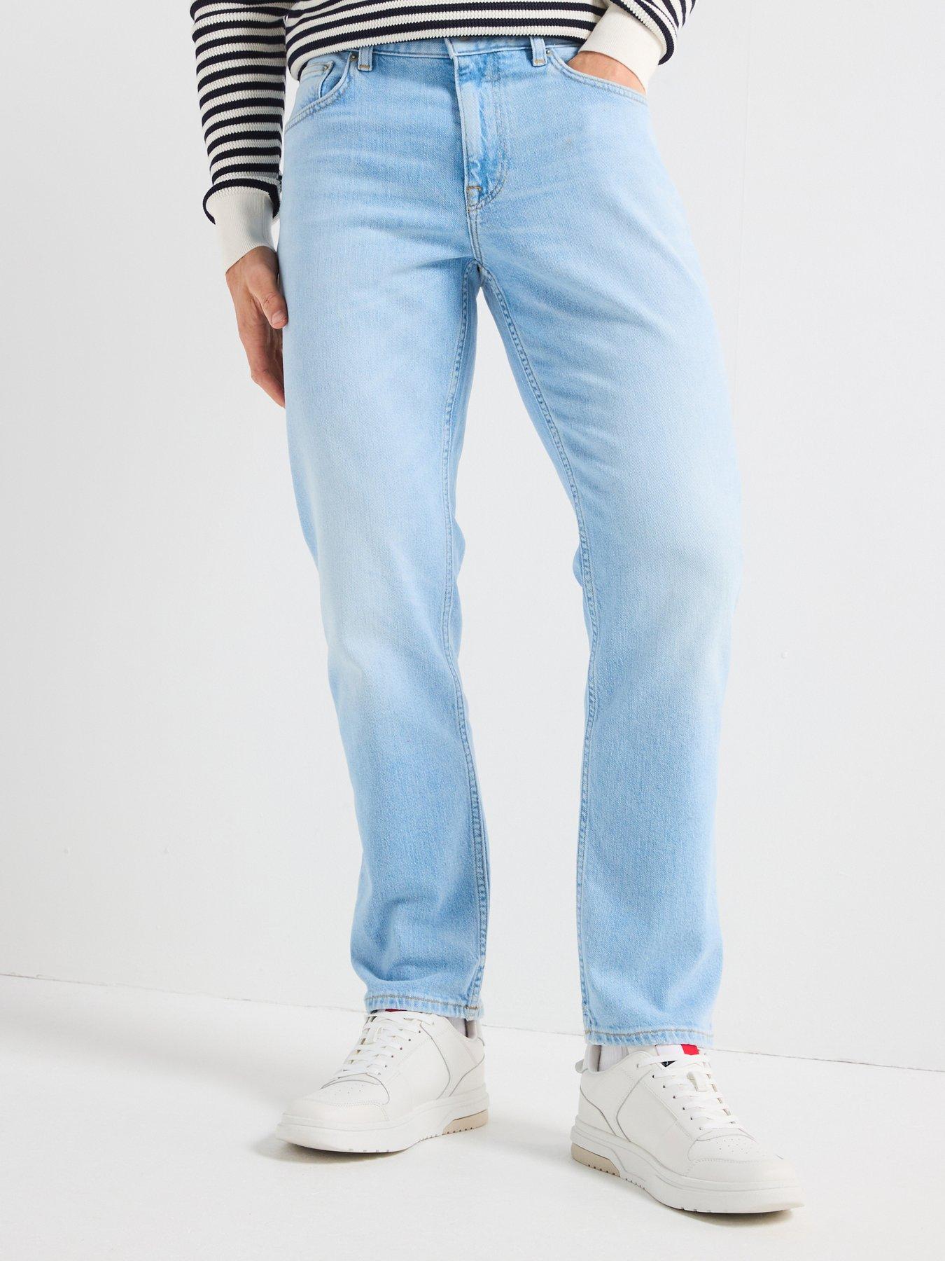 Tommy Hilfiger Denton Heron Blue Straight Jeans Light Blue Very