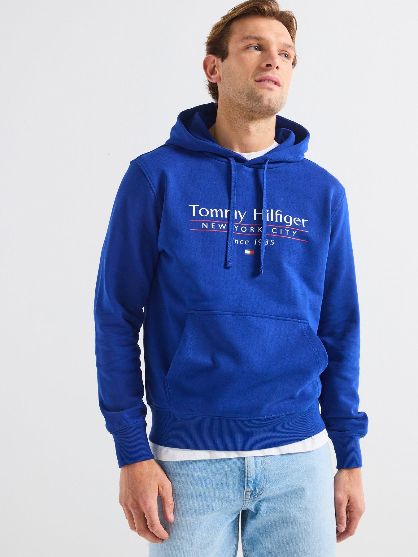 undefined Centre Stack Hoodie - Blue