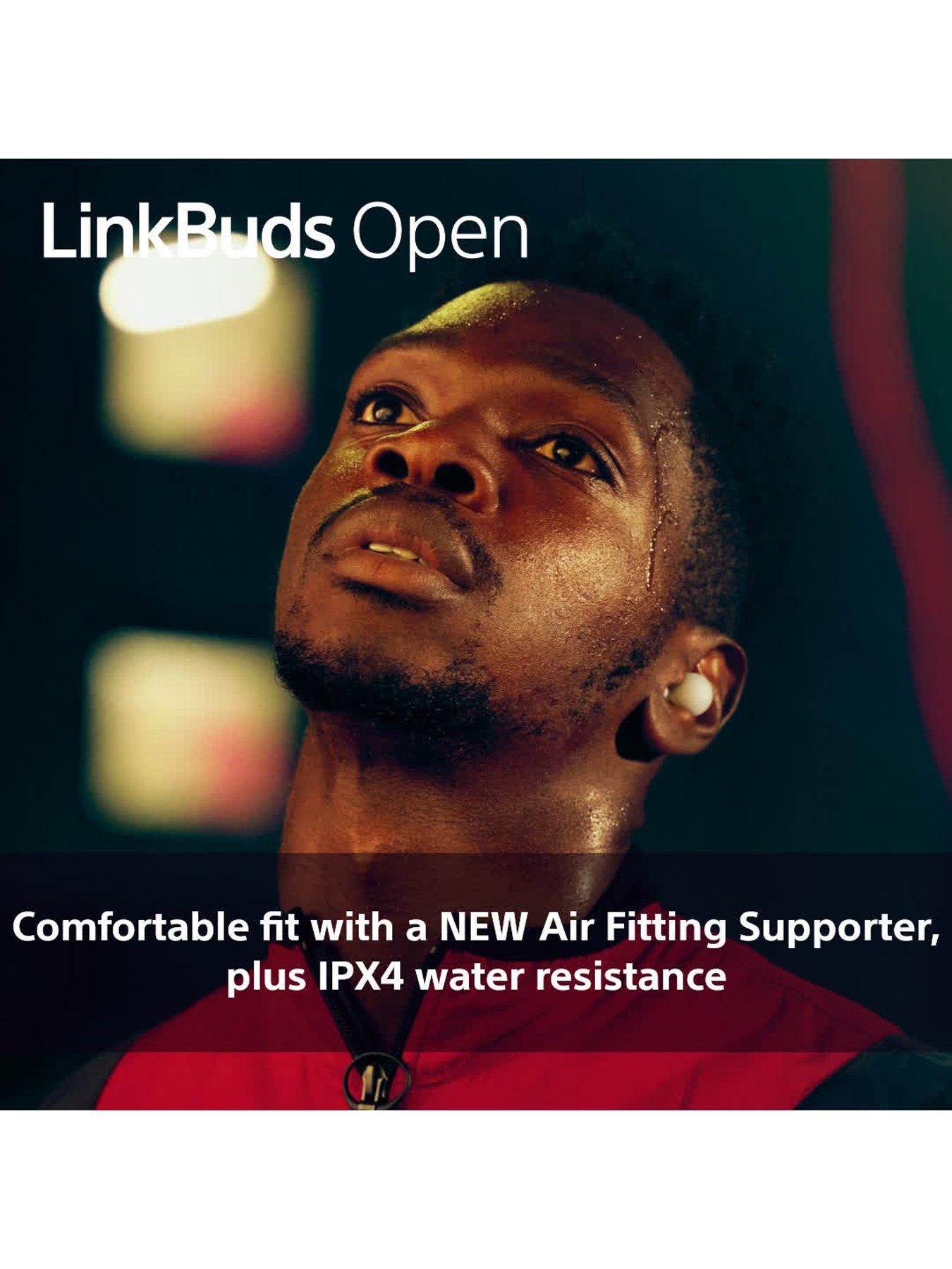 Image 4 of 8 of Sony LinkBuds Open - Truly Wireless Bluetooth Open Ear Buds - Transparent Sound - Black