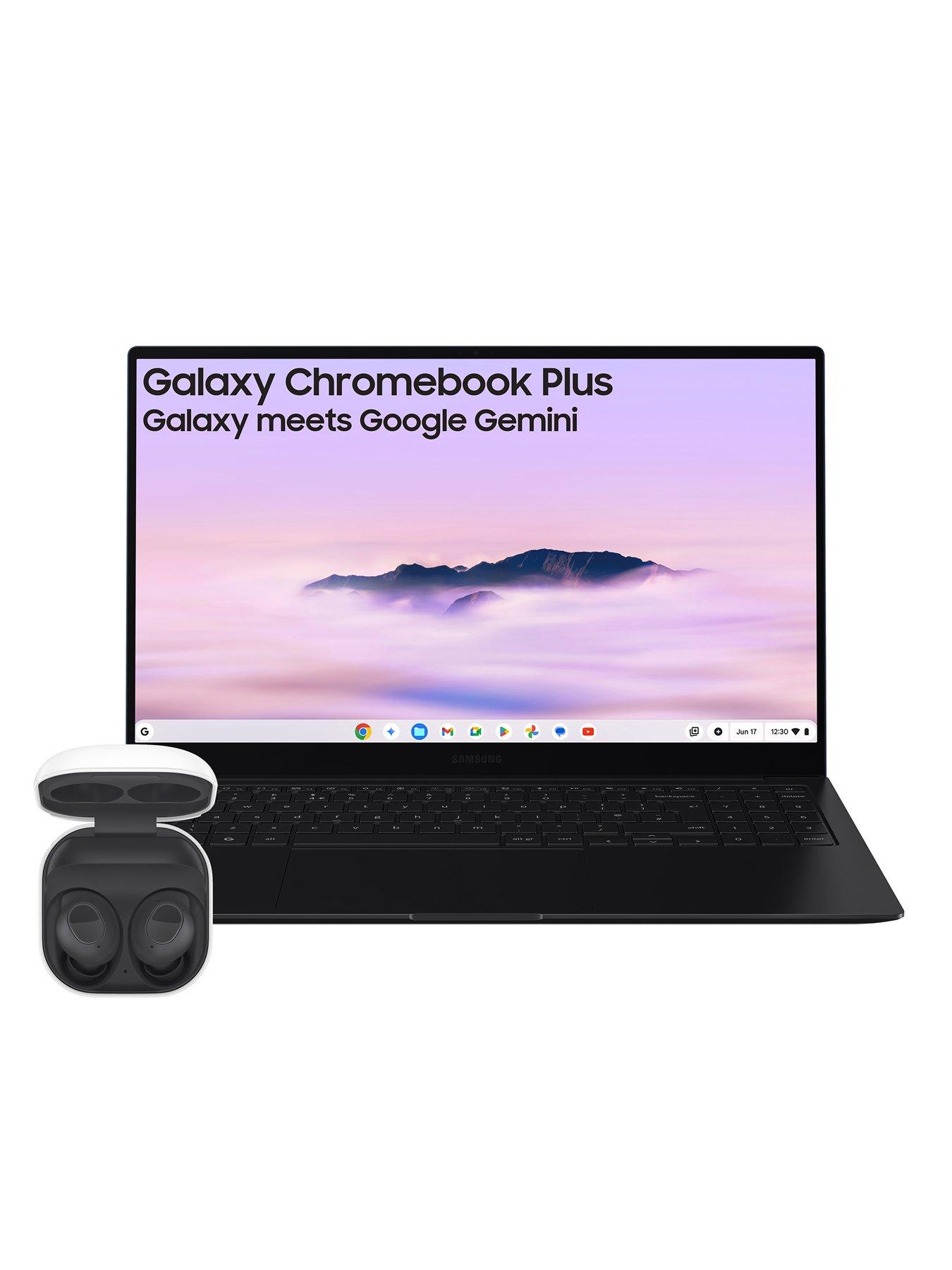 undefined Chromebook Plus 15.6in Intel Core 5 - 8GB - 256GB Neptune Blue - With Buds FE