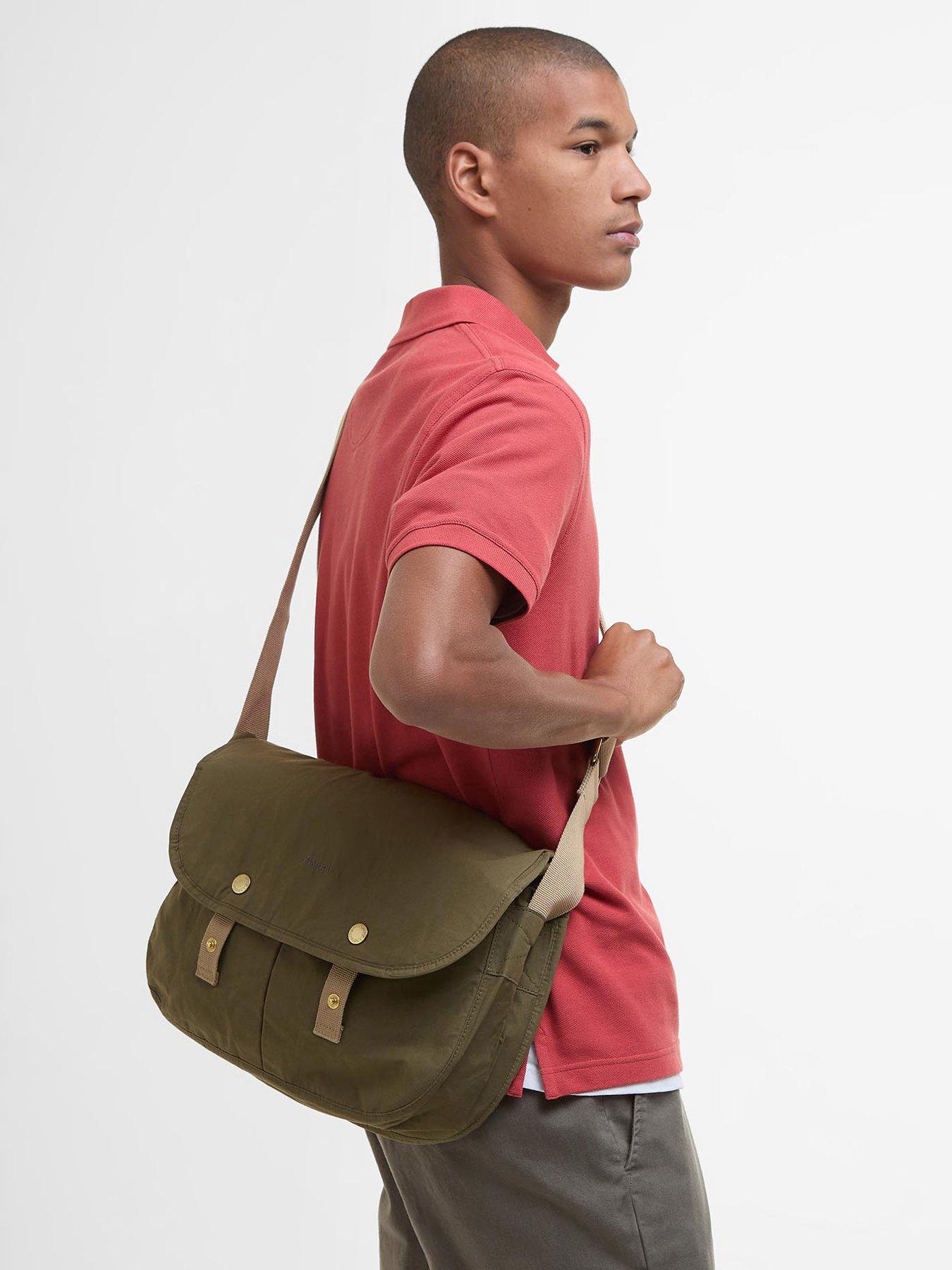 Image 2 of 5 of Barbour Transport Riever Crossbody Bag - Dark Green