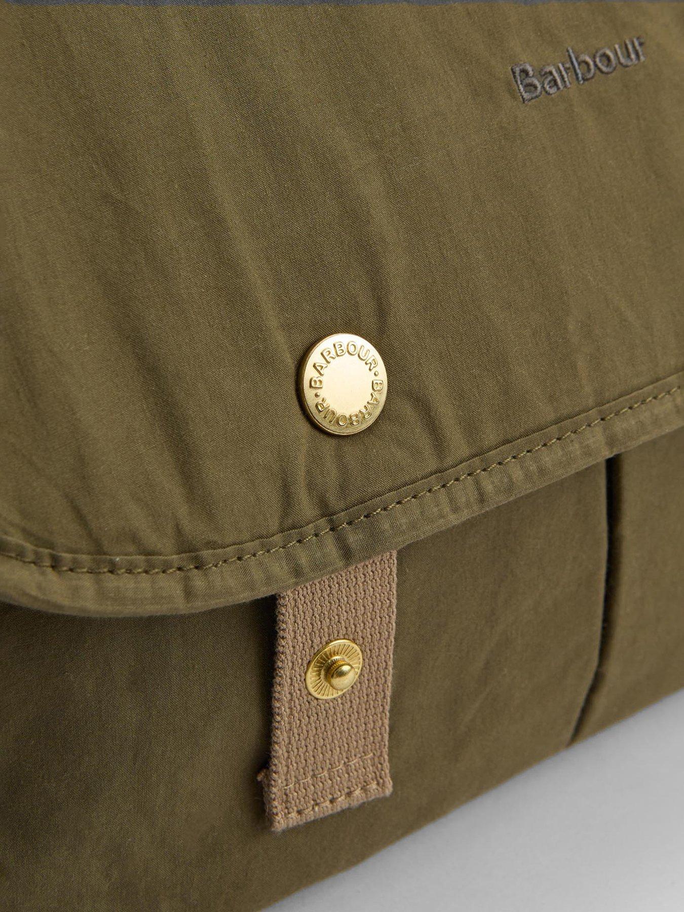 Image 5 of 5 of Barbour Transport Riever Crossbody Bag - Dark Green
