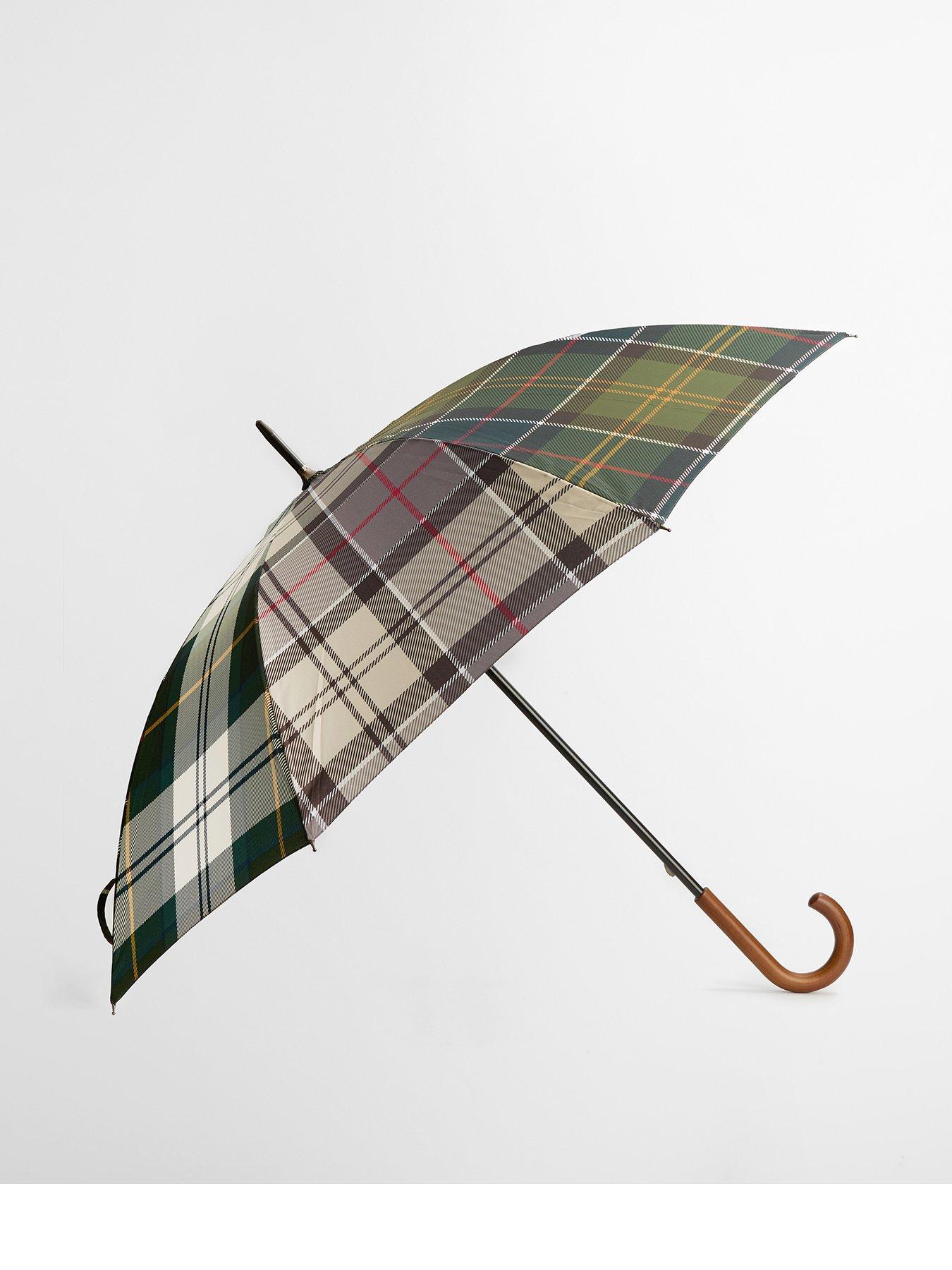 undefined Tartan Large Umbrella - Multi