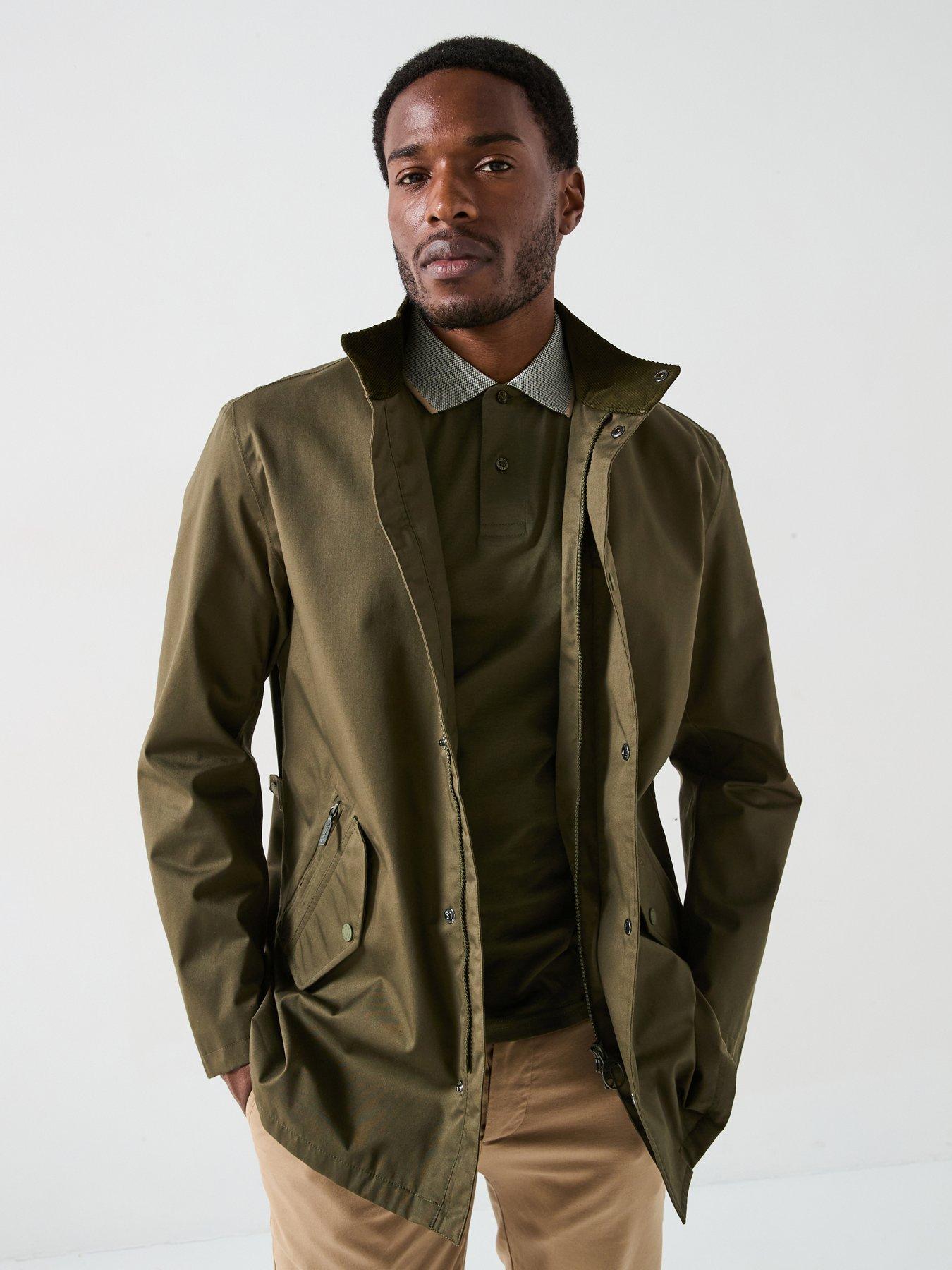 Image 1 of 6 of Barbour City Chelsea Waterproof Jacket - Dark Green