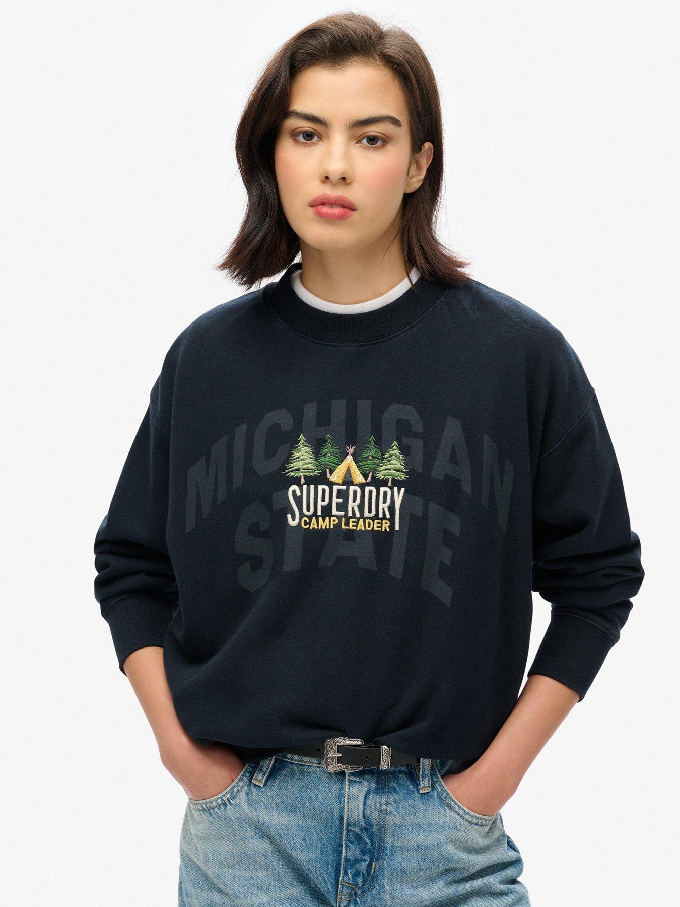 undefined Travel Souvenir Logo Sweatshirt - Navy