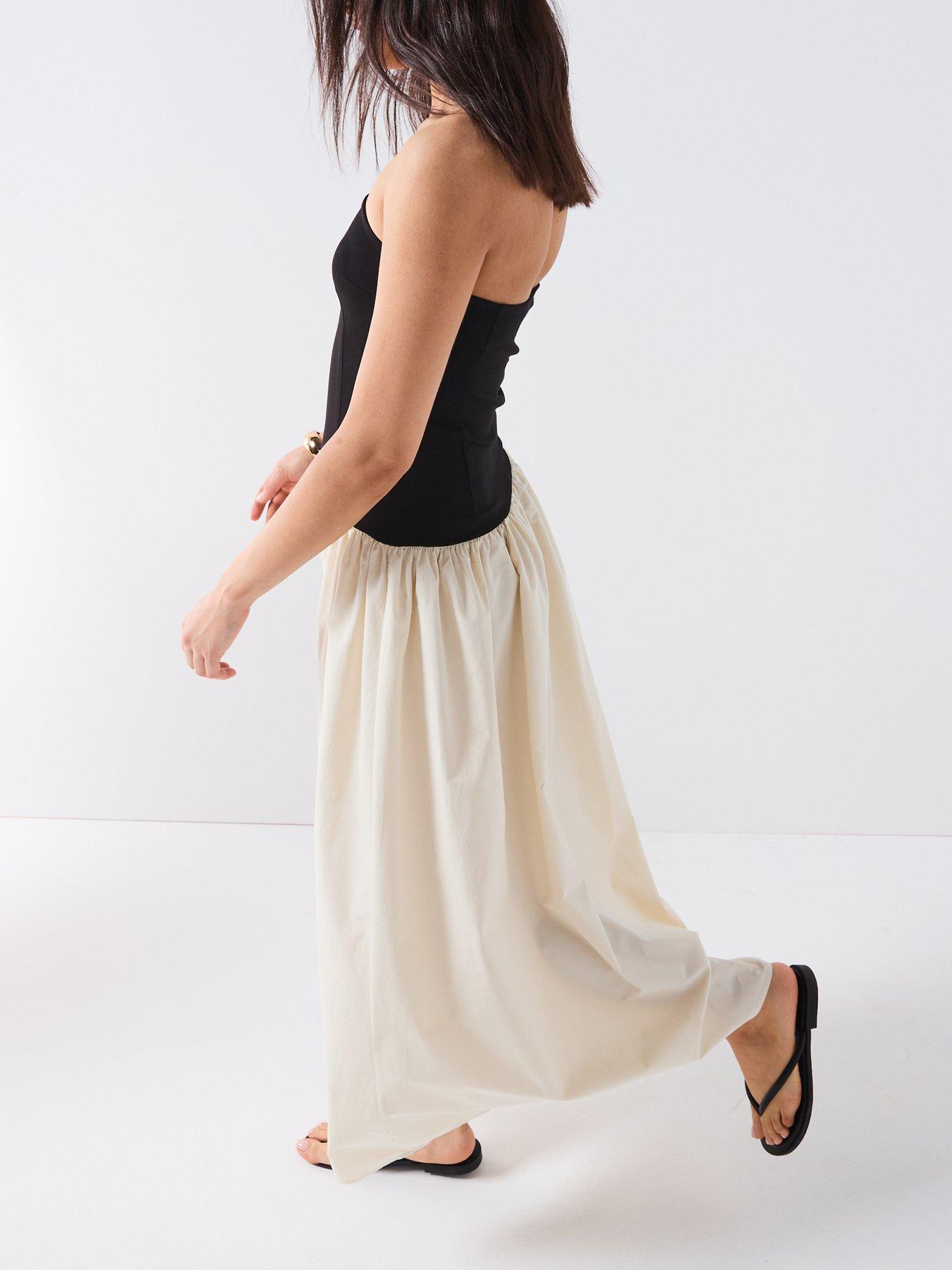 Image 2 of 6 of V by Very Colour Block Dress - Mono