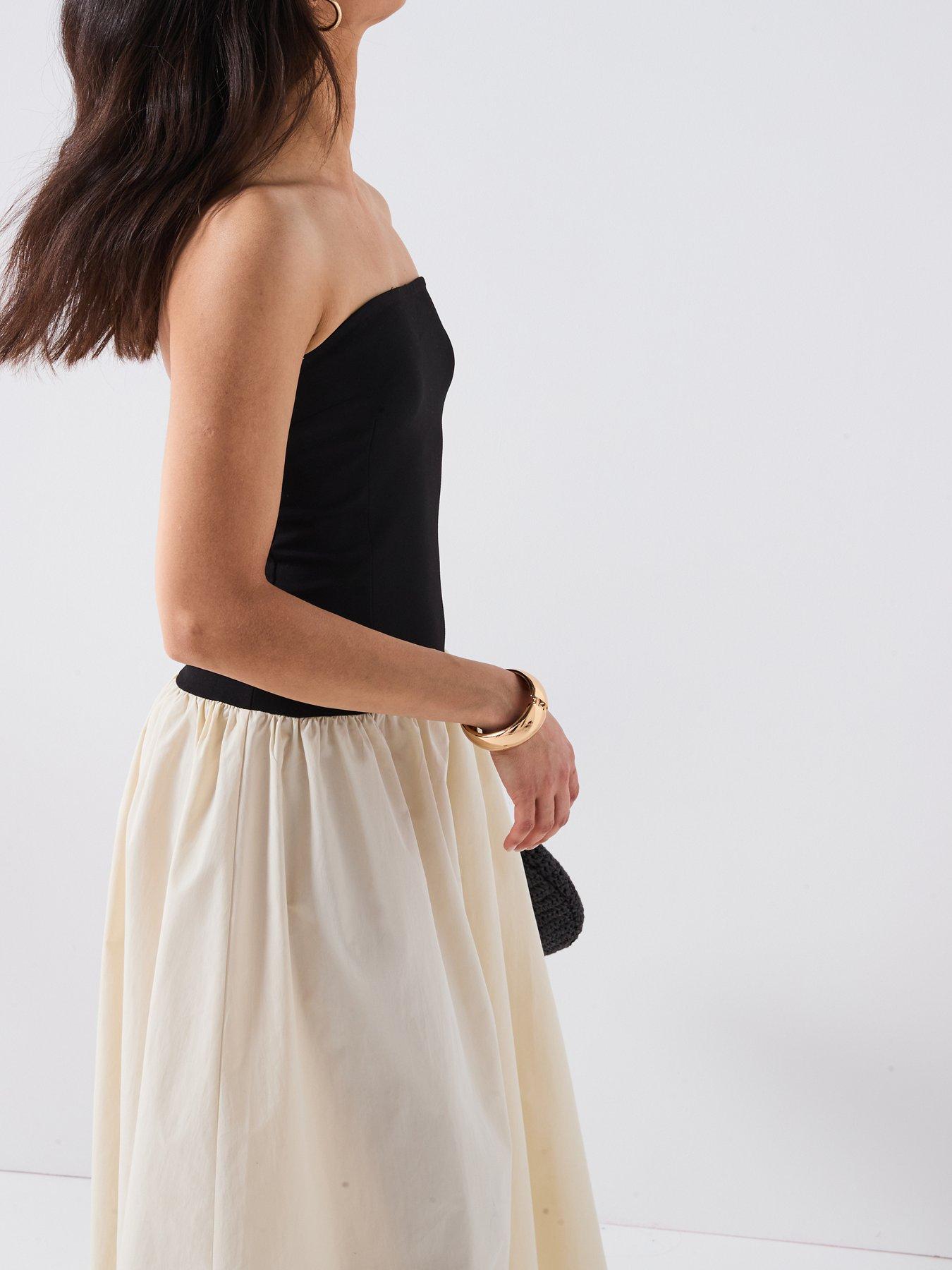 Image 6 of 6 of V by Very Colour Block Dress - Mono
