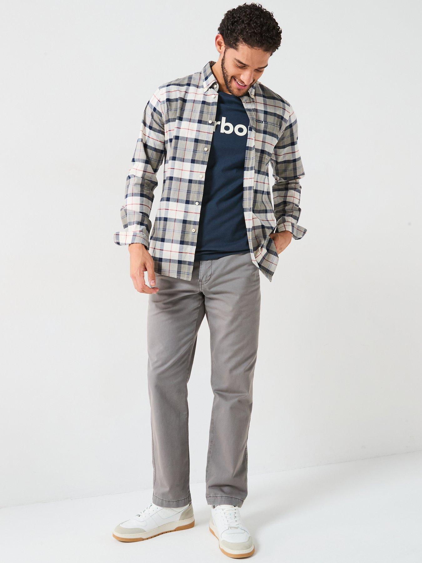 Image 3 of 4 of Barbour Lewis Tailored Long Sleeve Check Shirt - Multi