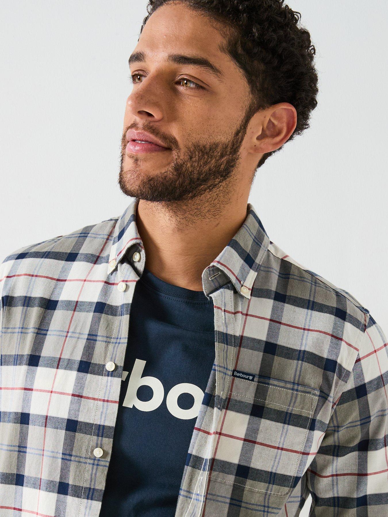 Image 4 of 4 of Barbour Lewis Tailored Long Sleeve Check Shirt - Multi