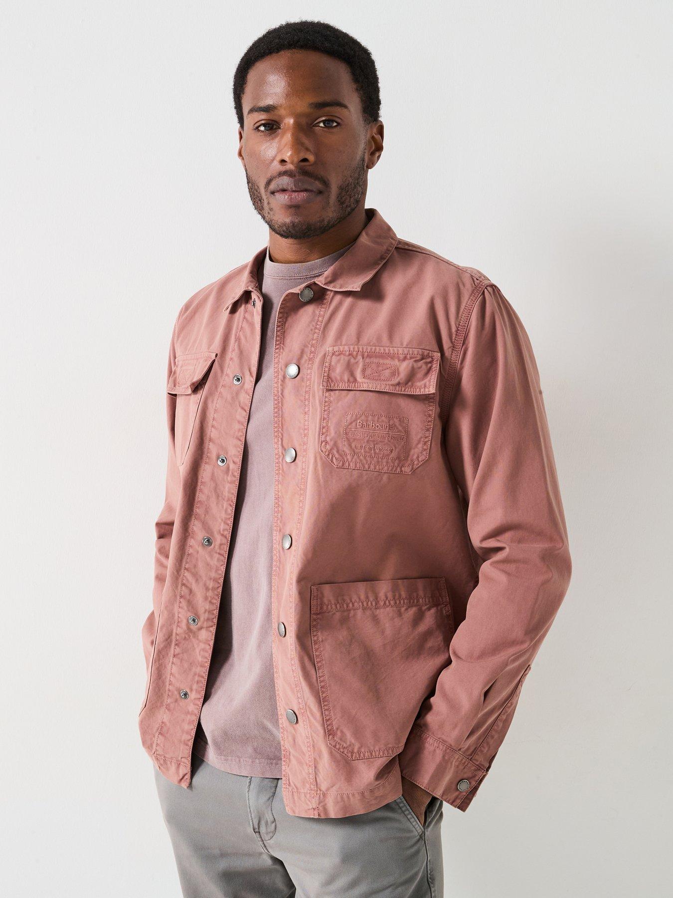 undefined Grindle Relaxed Overshirt - Dark Red
