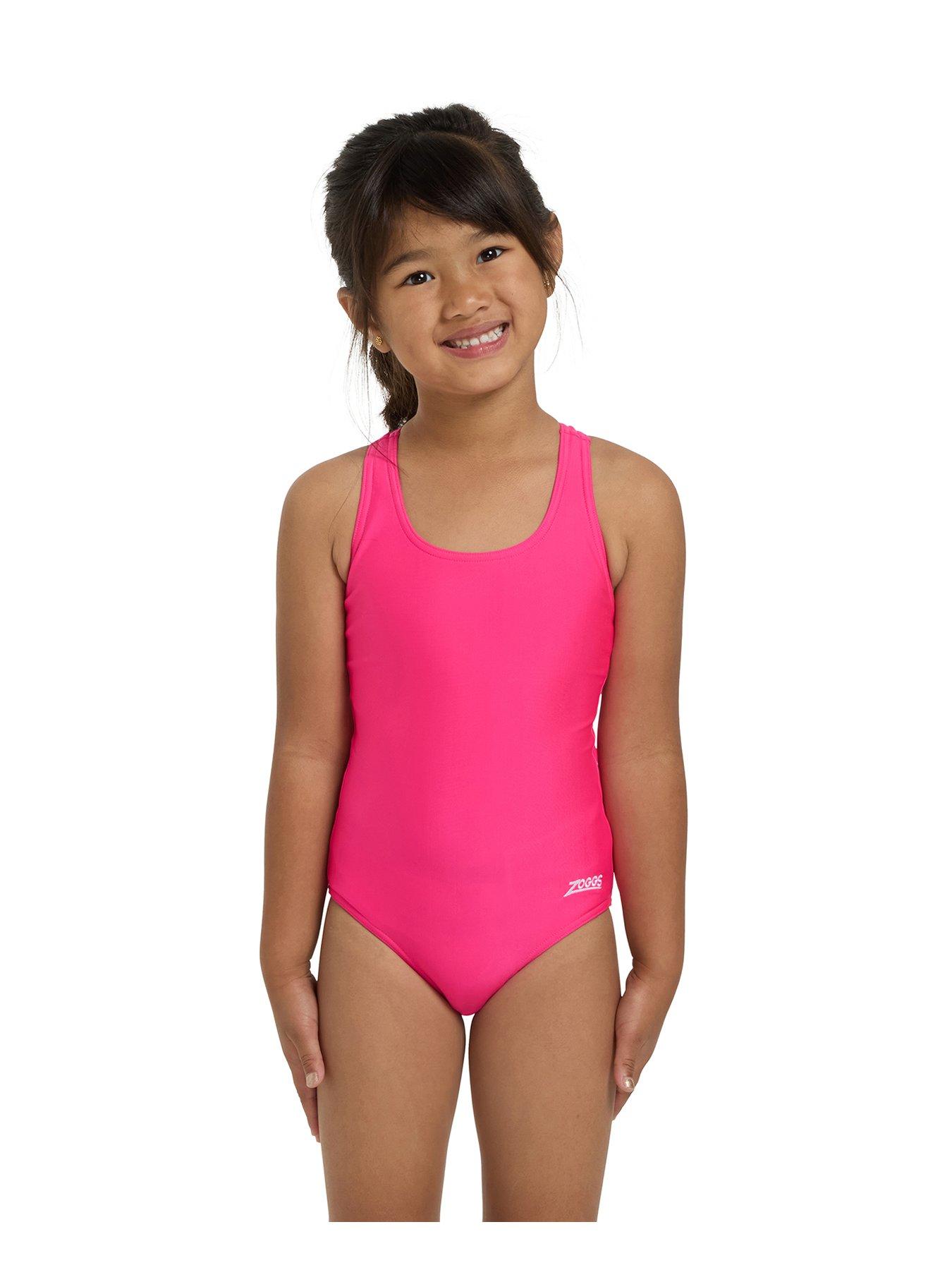 undefined Kids Girls Pink Bellambie Actionback Swimsuit