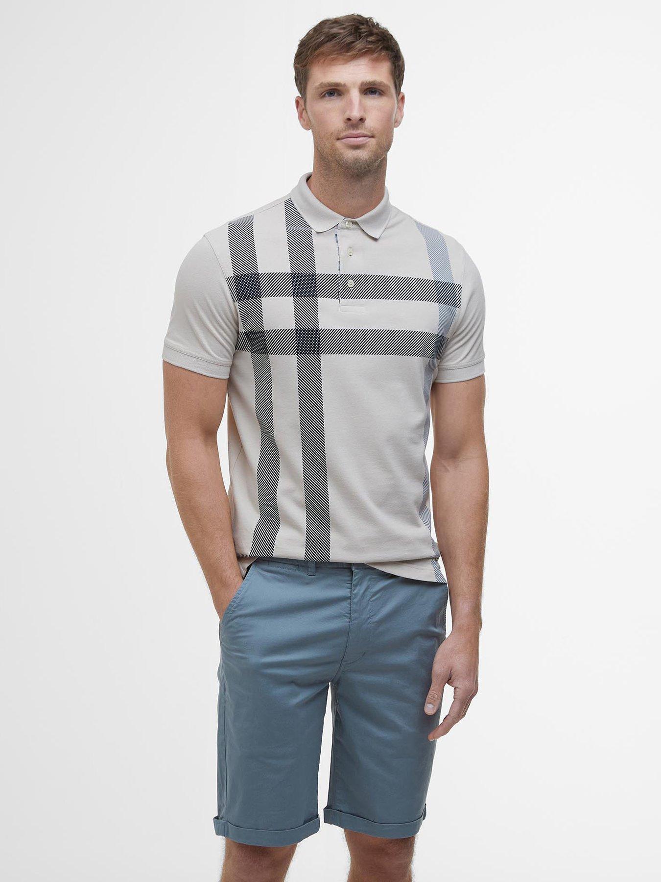 undefined Blaine Short Sleeve Polo Shirt - Beige