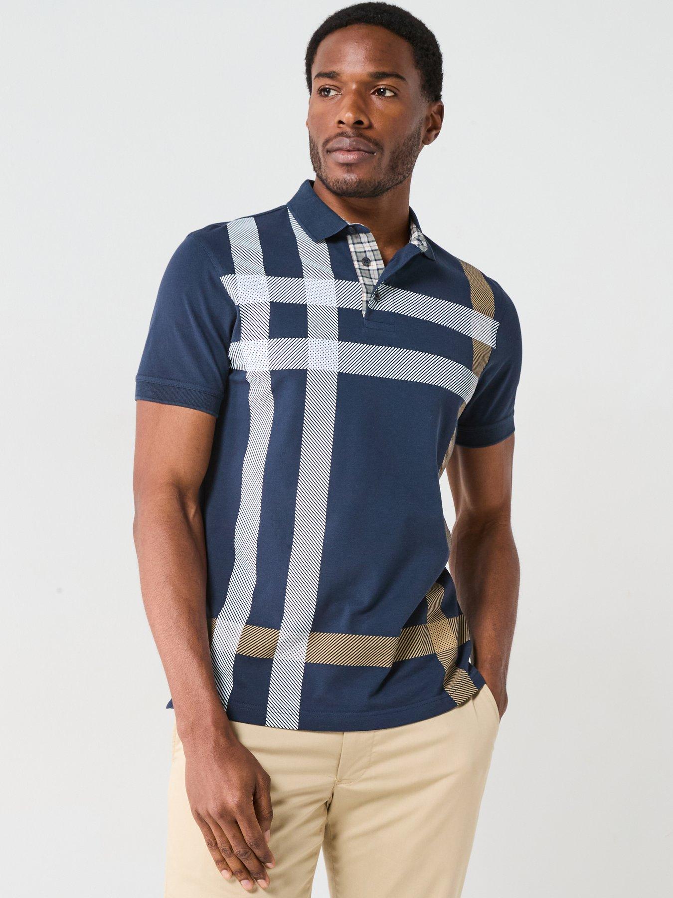 undefined Blaine Short Sleeve Polo Shirt - Navy