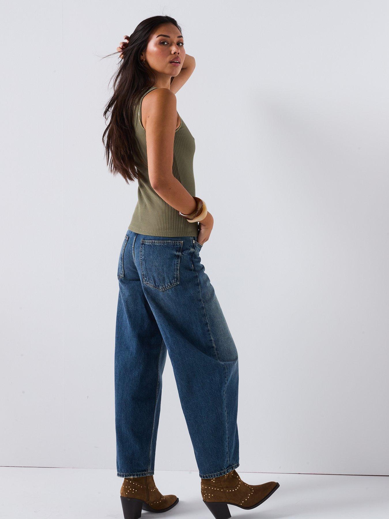 Image 5 of 6 of V by Very Lurex Trim Rib Vest