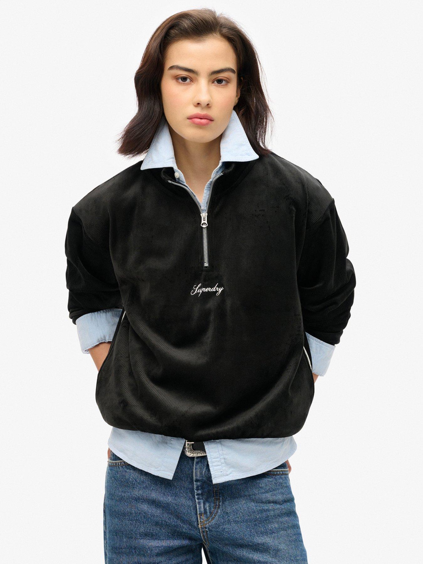 undefined Country Club Velour Hoody - Black