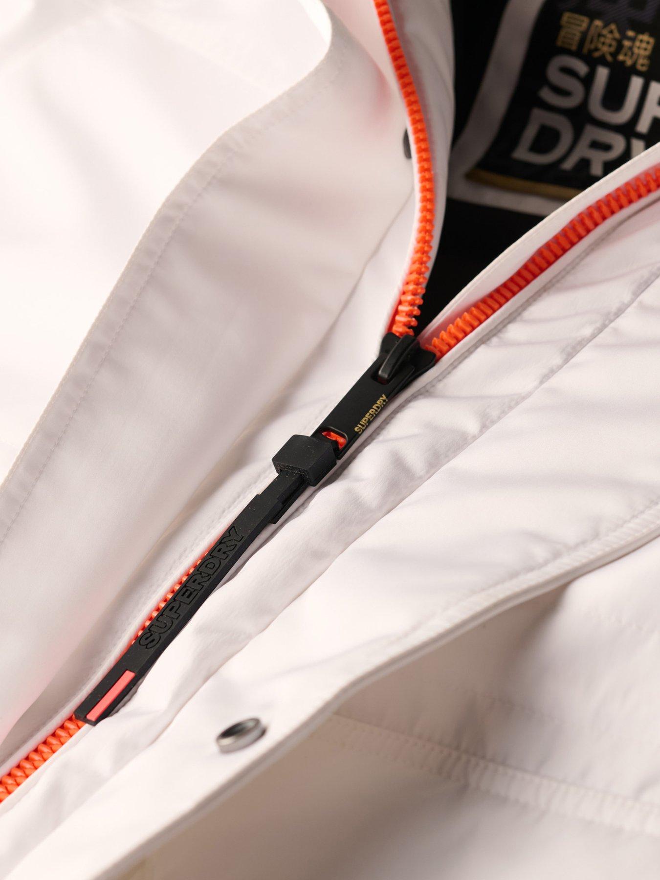 Superdry Hooded Ultimate Windbreaker Jacket White Very