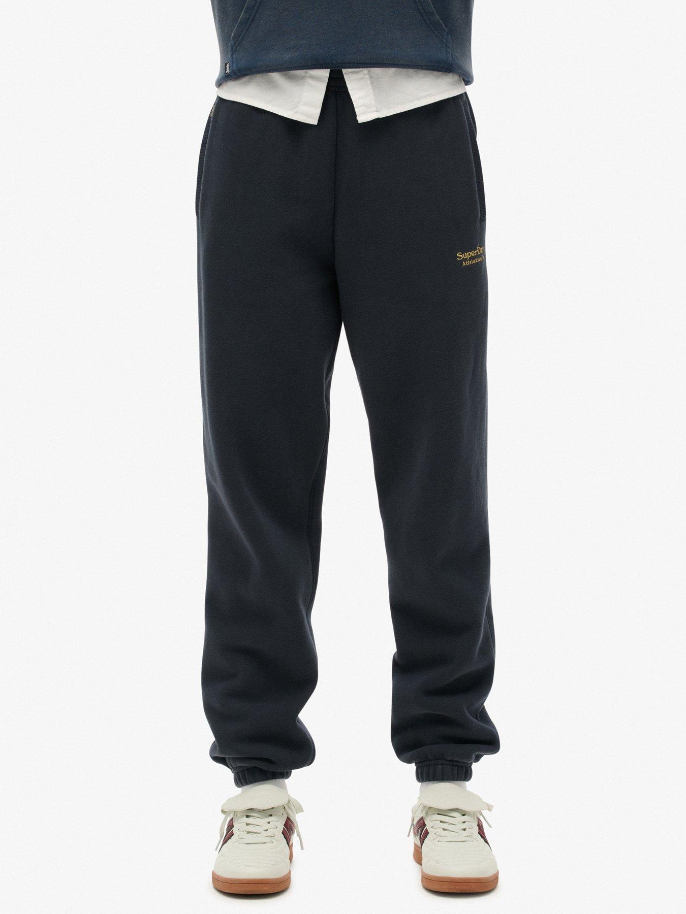 undefined Essential Logo Cuffed Jogger - Navy