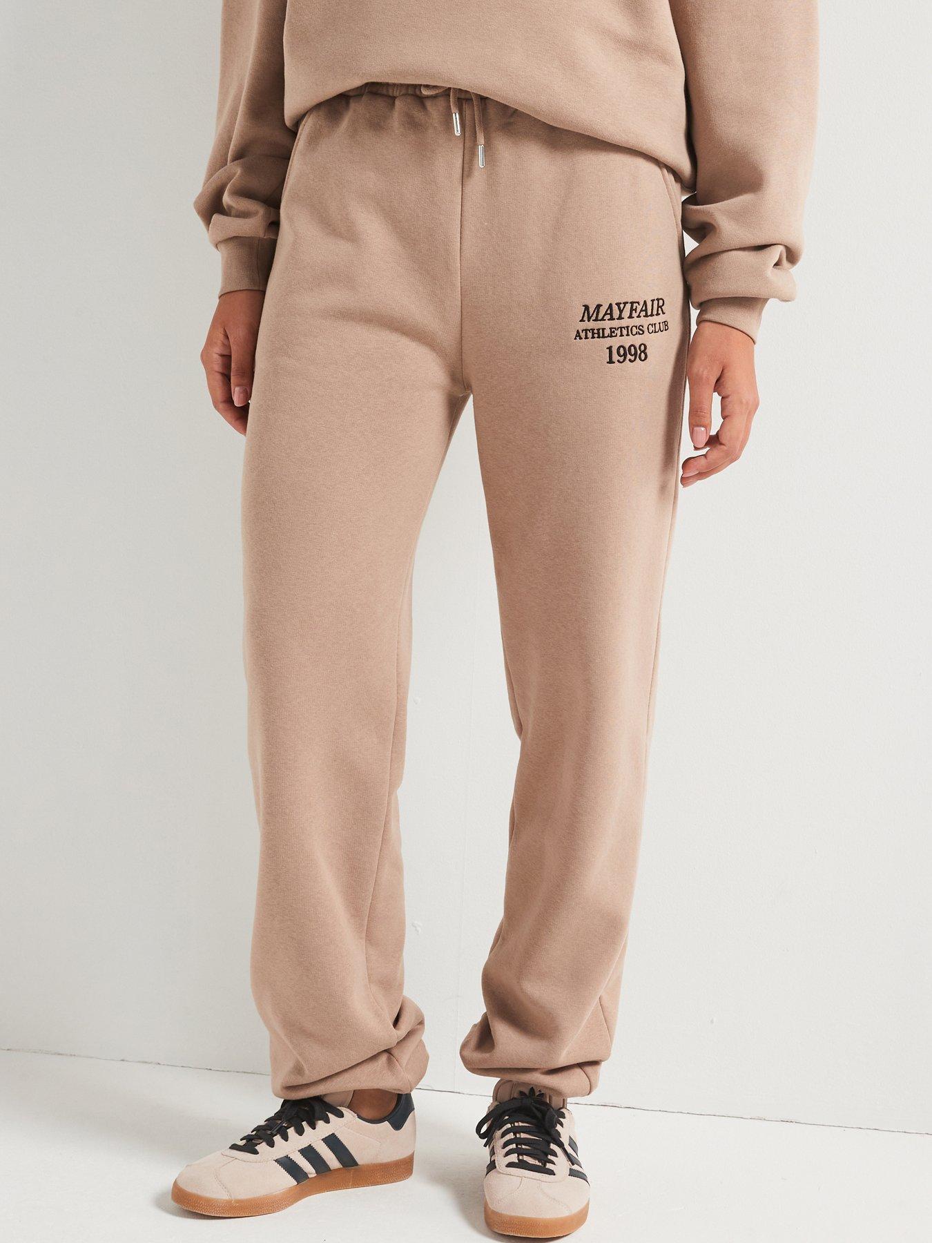 undefined Mayfair Cuffed Fashion Jogger - Beige