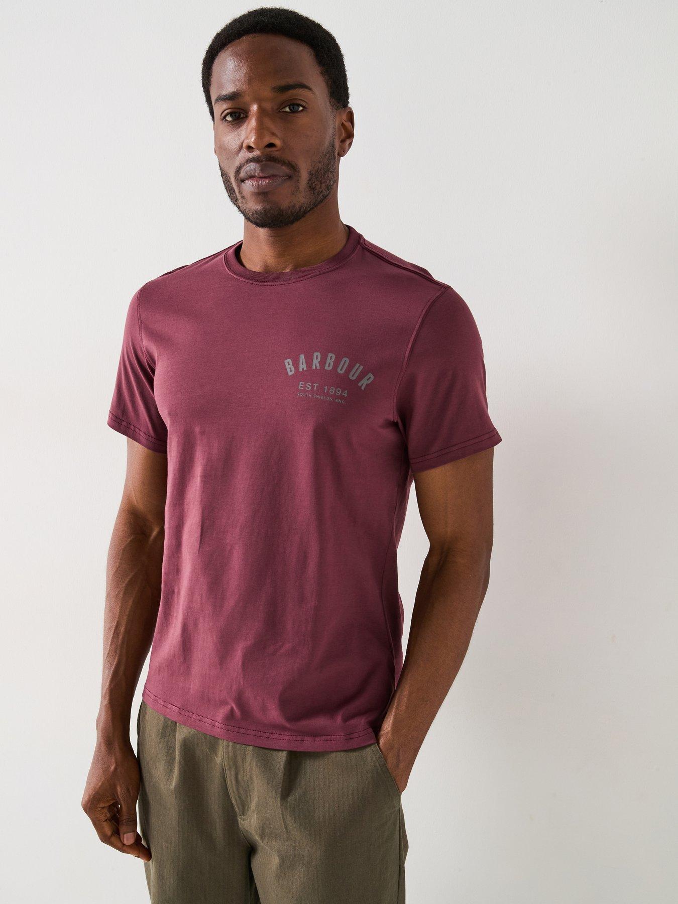 undefined Preppy Small Logo T-Shirt - Dark Purple