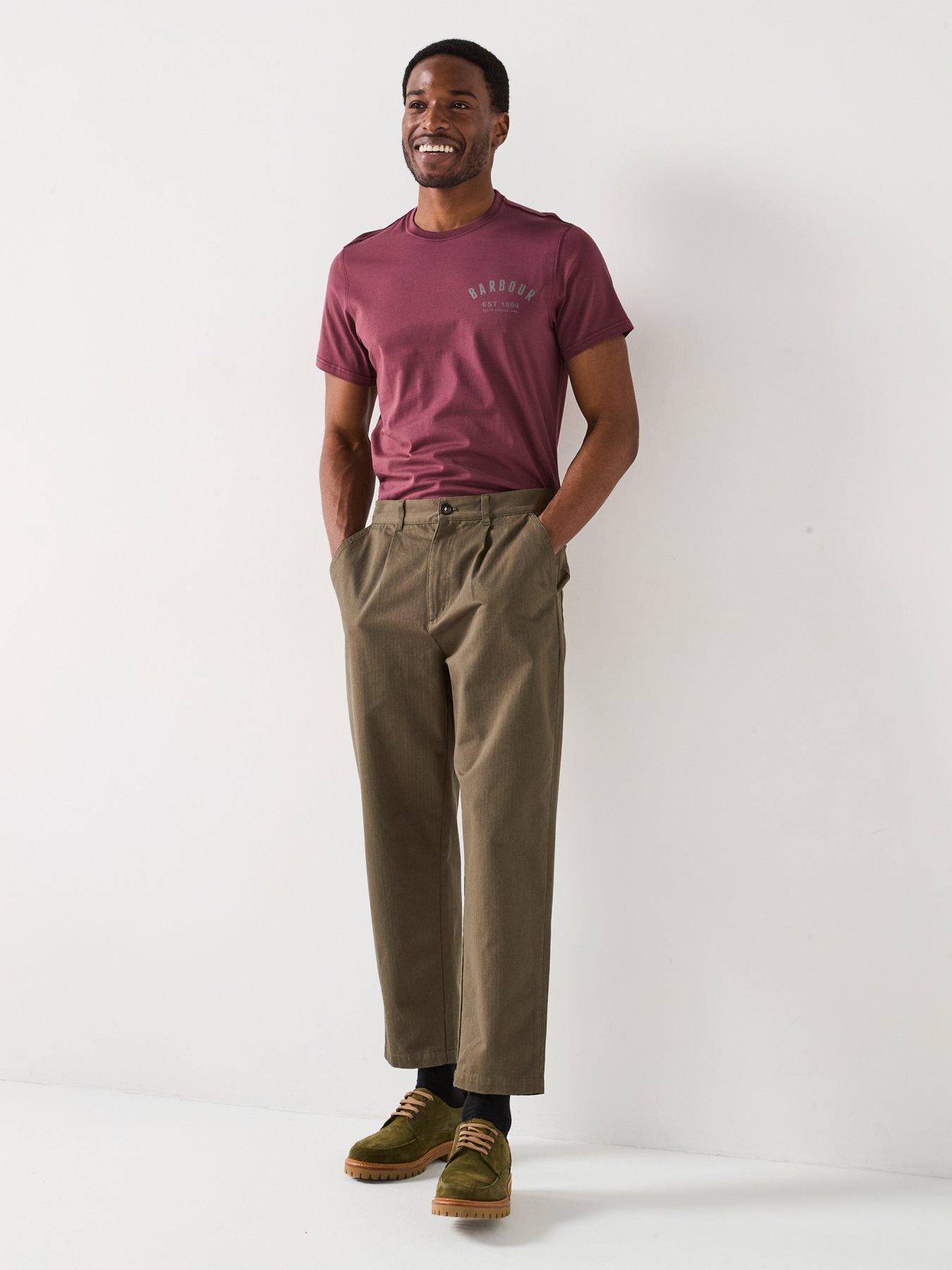Image 3 of 5 of Barbour Preppy Small Logo T-Shirt - Dark Purple