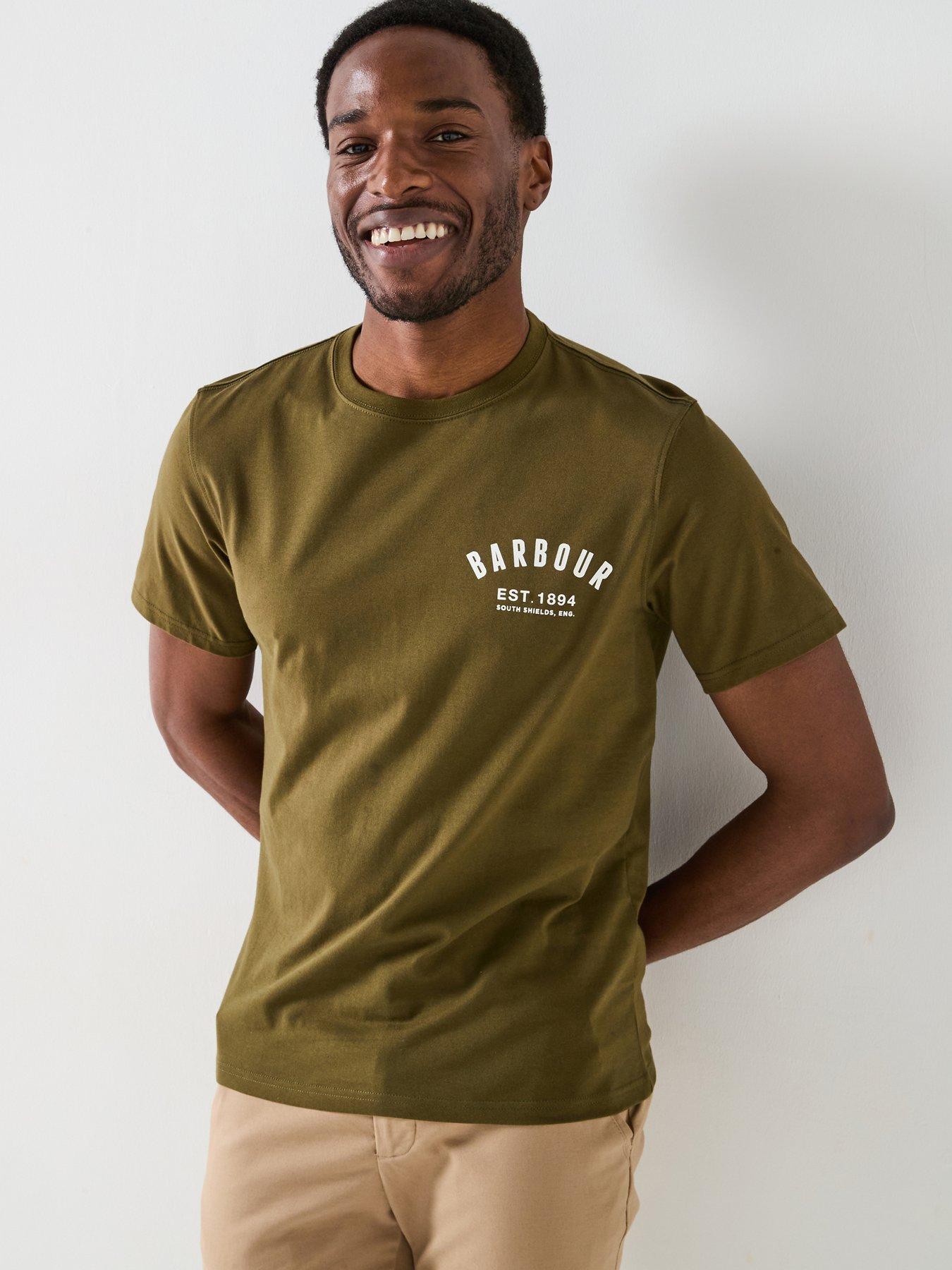 Barbour Preppy Small Logo T-Shirt - Khaki