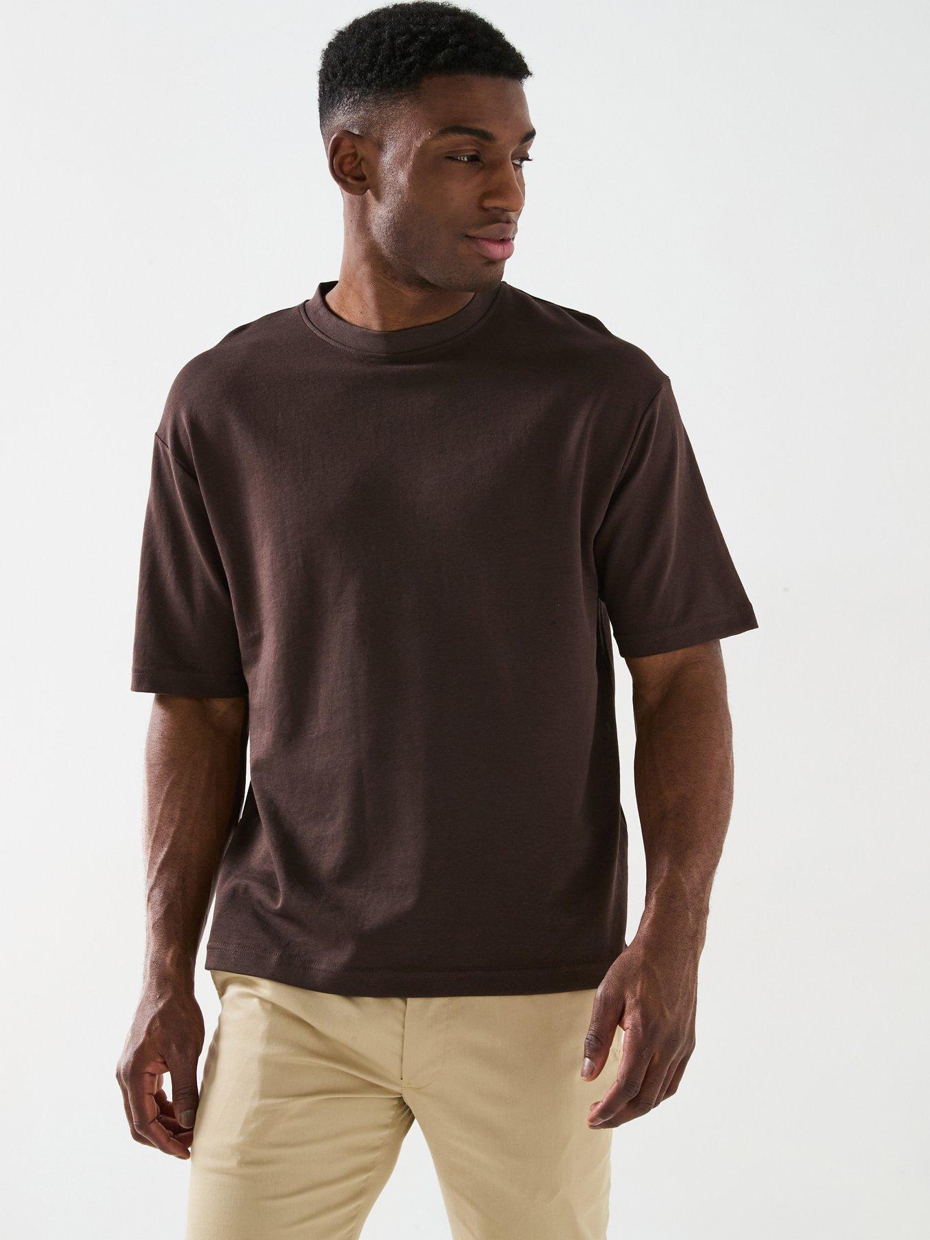 undefined Oscar Short Sleeve T-Shirt - Dark Brown