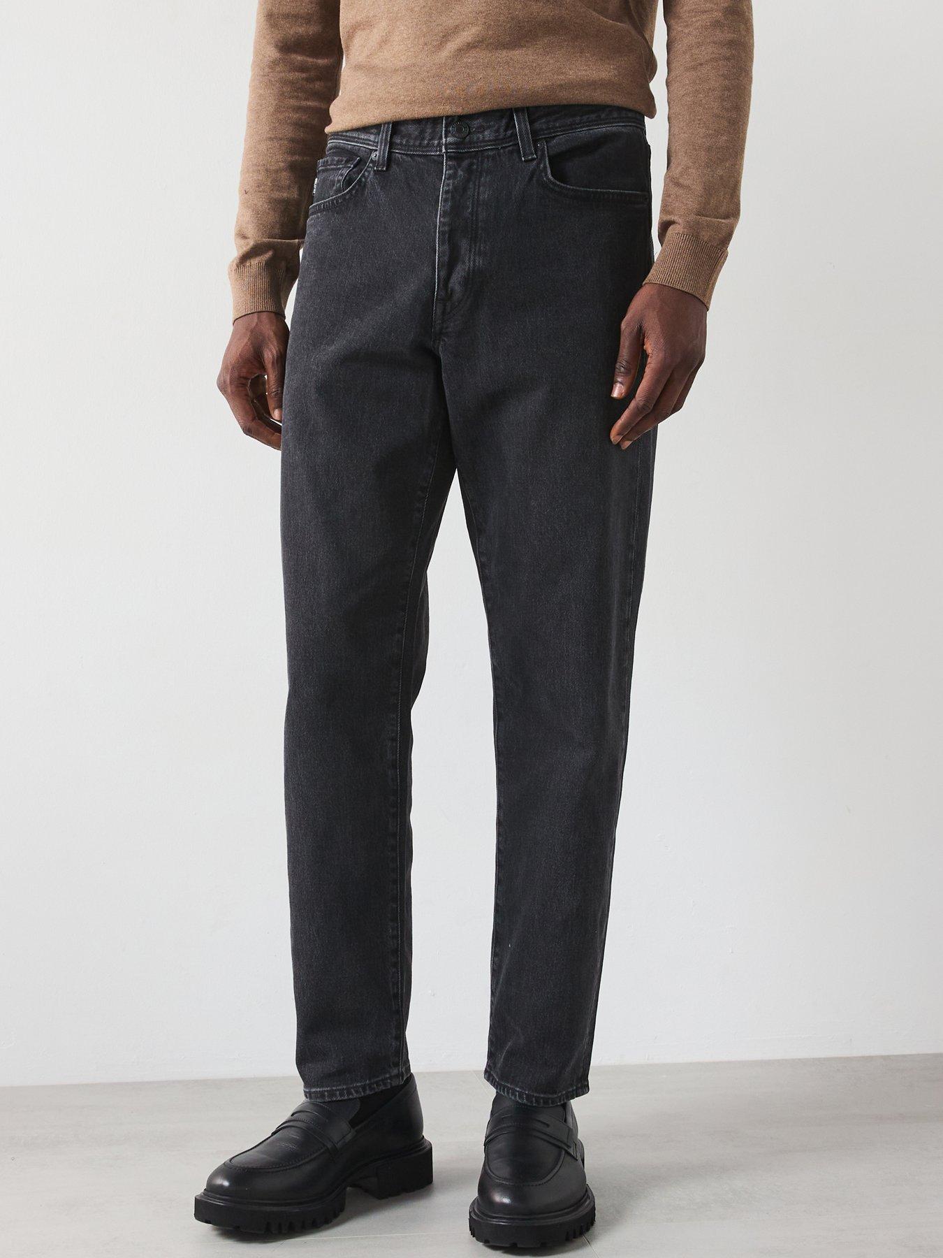 undefined Regular Tapered Fit Cole Jeans - Black