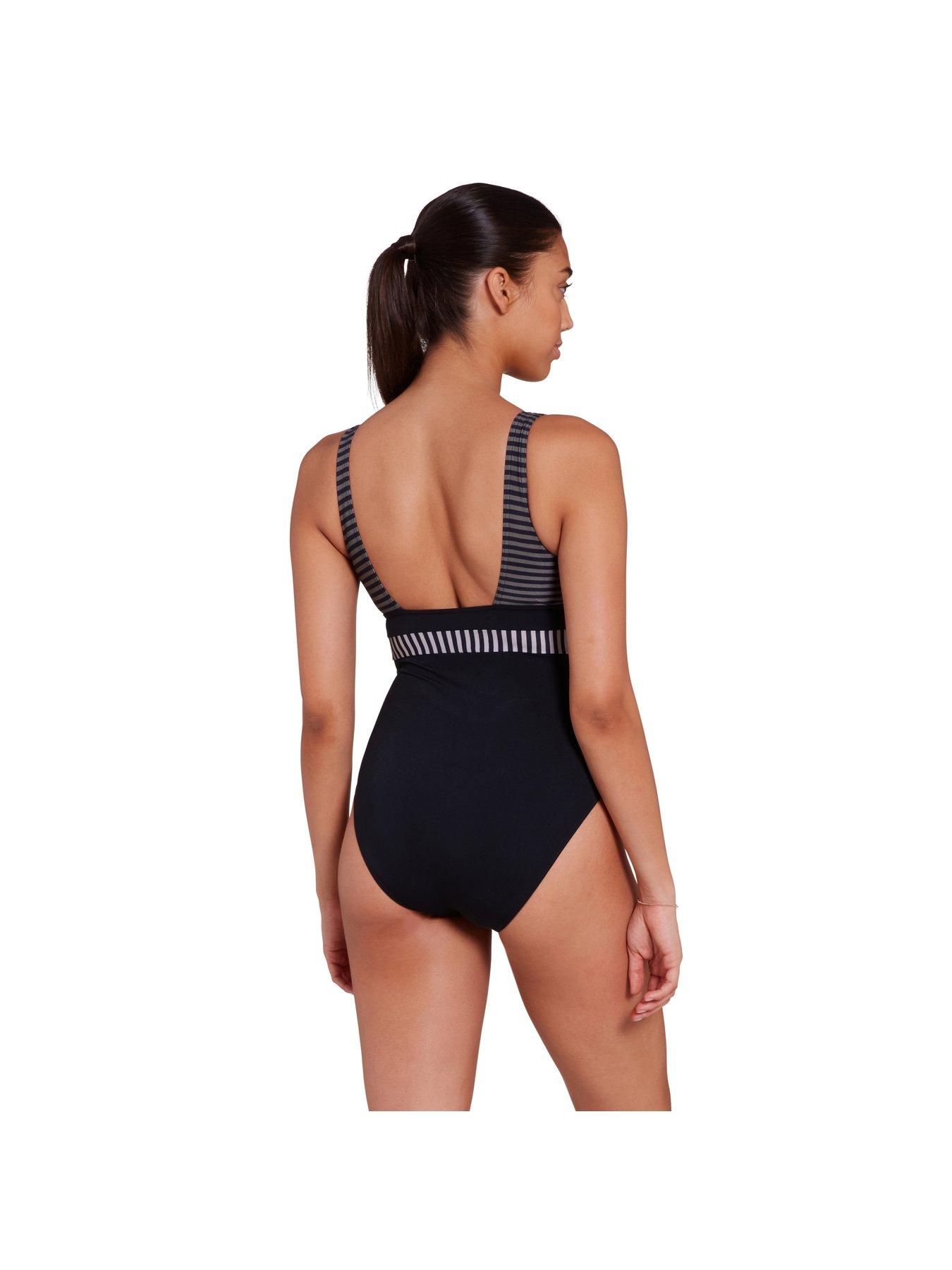 Image 2 of 3 of Zoggs Women's Seafarer Square Back Swimsuit - Navy