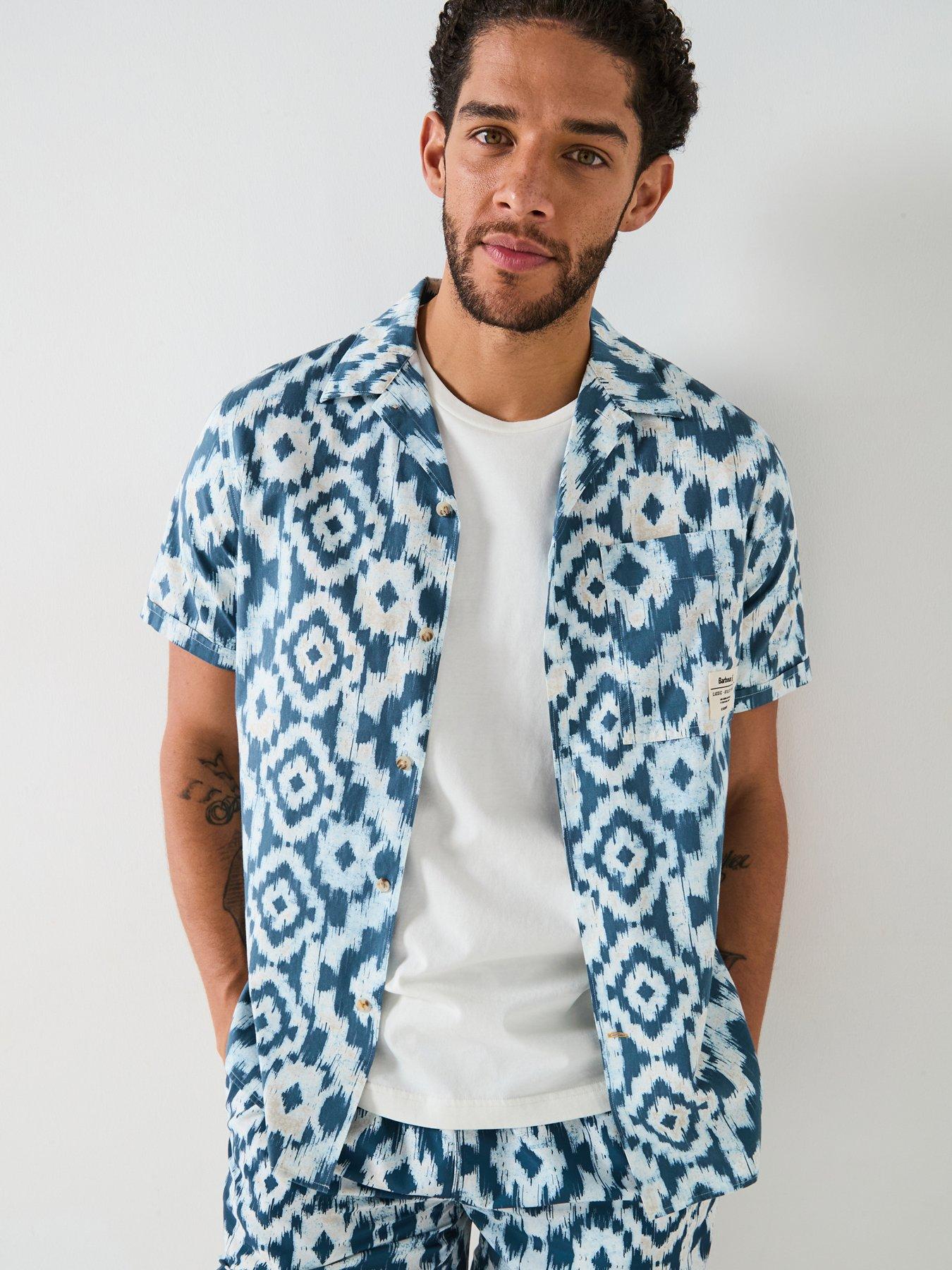 undefined Homelane Short Sleeved Relaxed Fit Shirt - Dark Blue