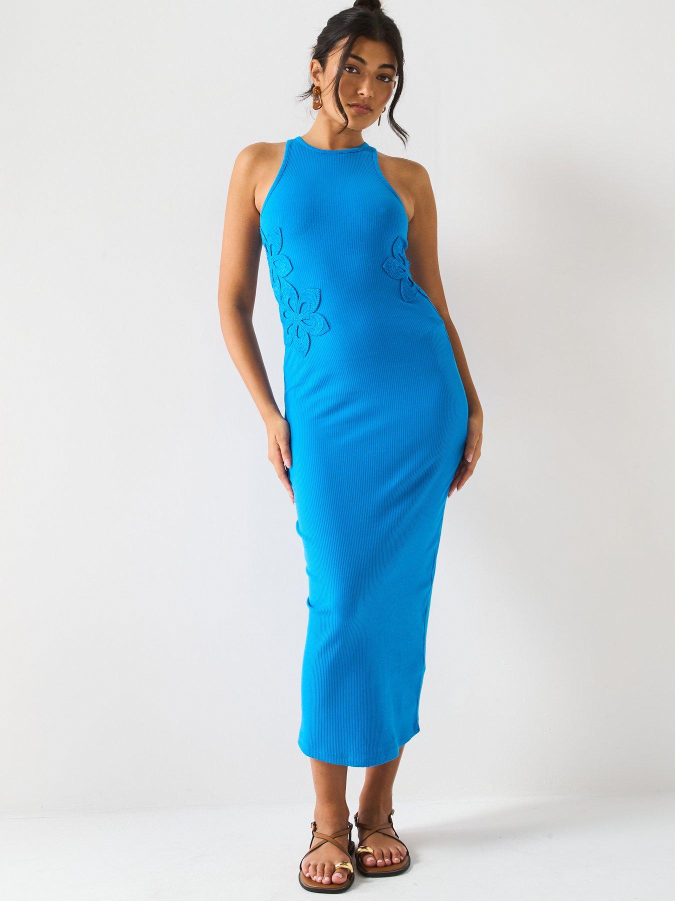 undefined Crochet Side Rib Dress