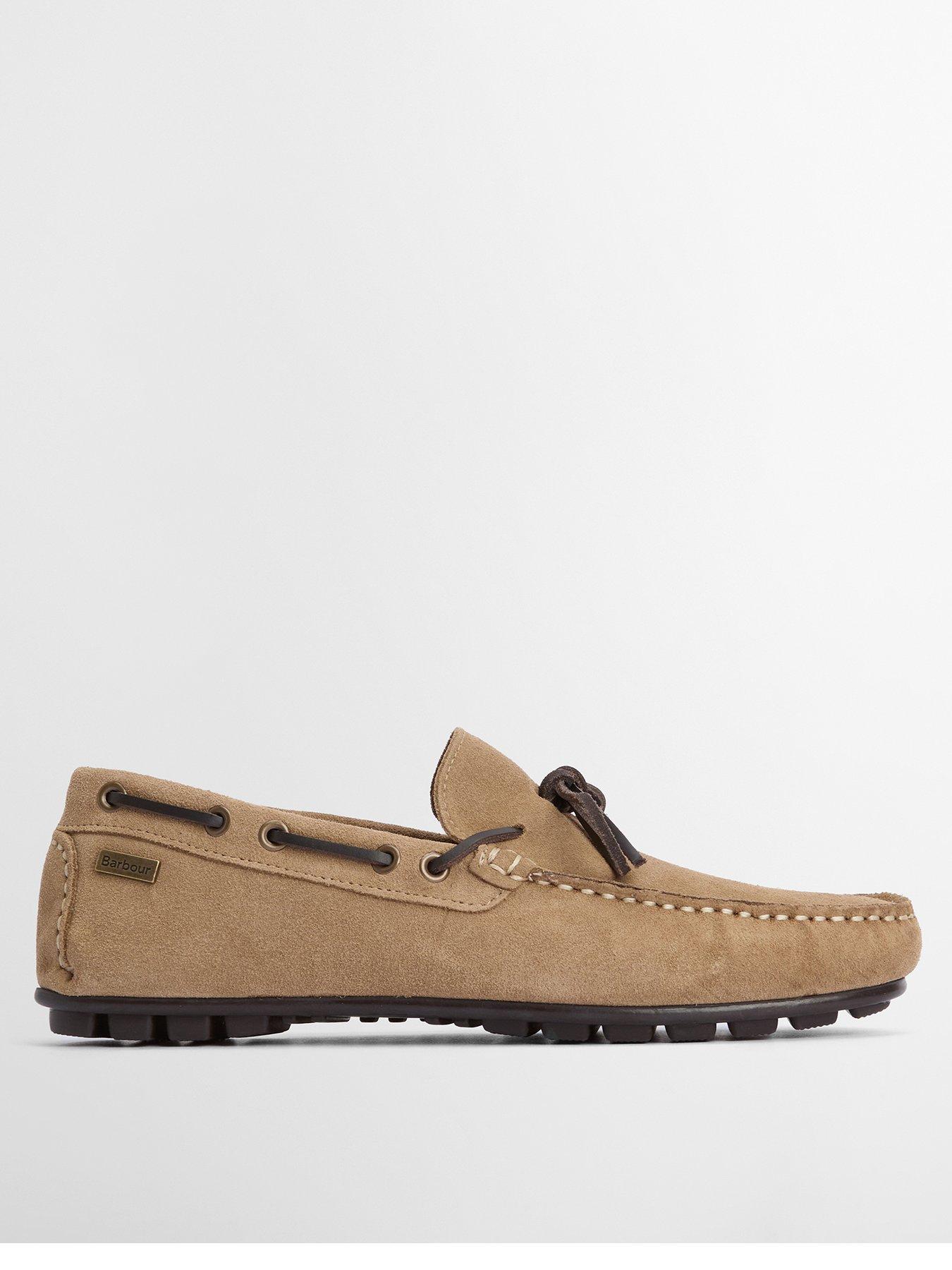 undefined Courage Suede Driving Shoe - Light Beige