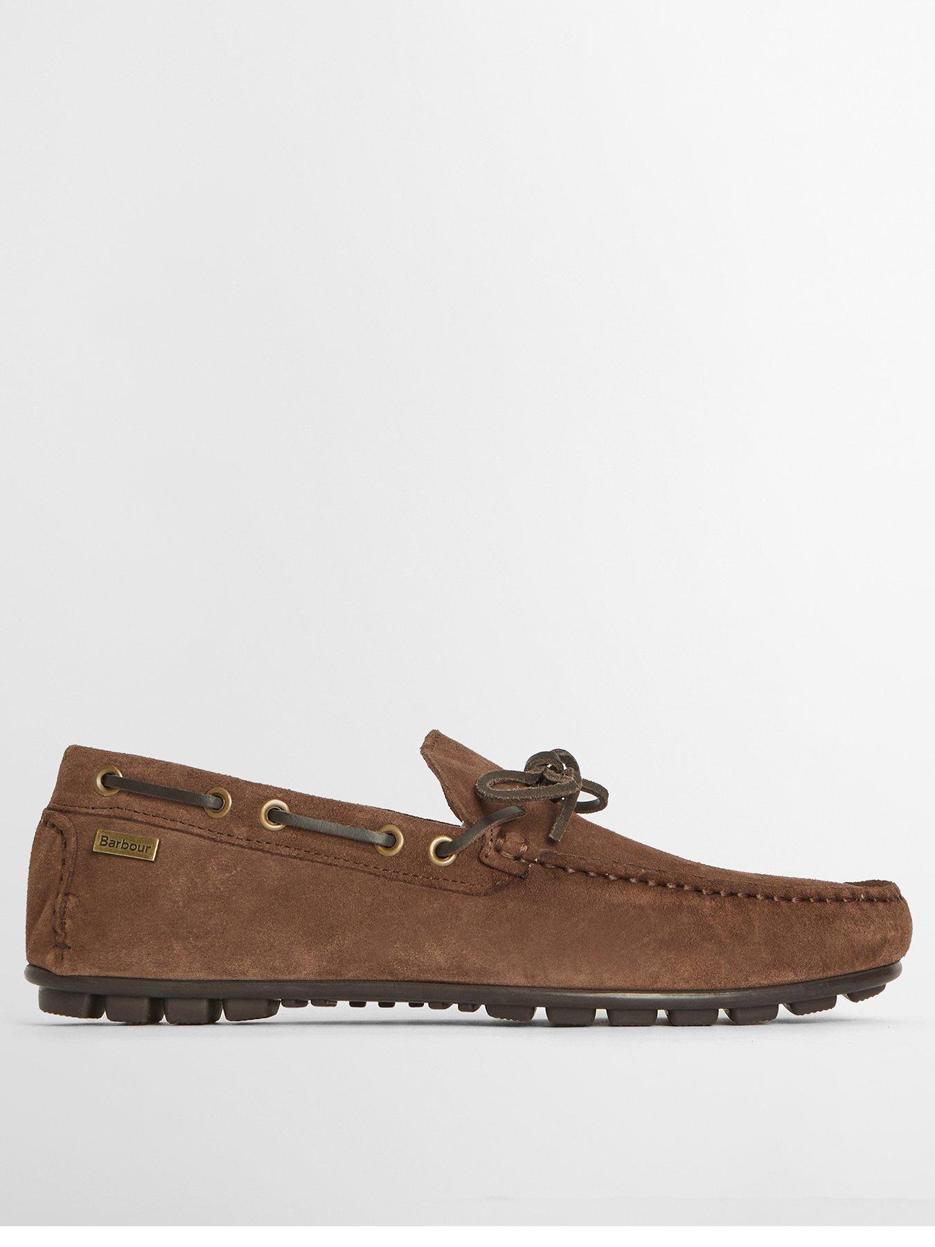 undefined Courage Suede Driving Shoes - Brown