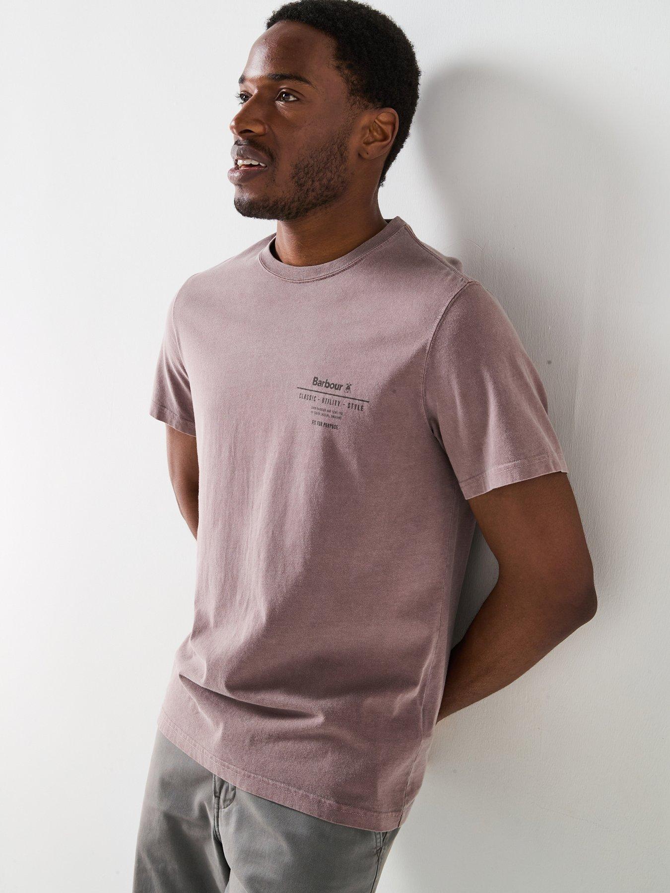 undefined Hickling Tailored Fit T-Shirt - Light Purple