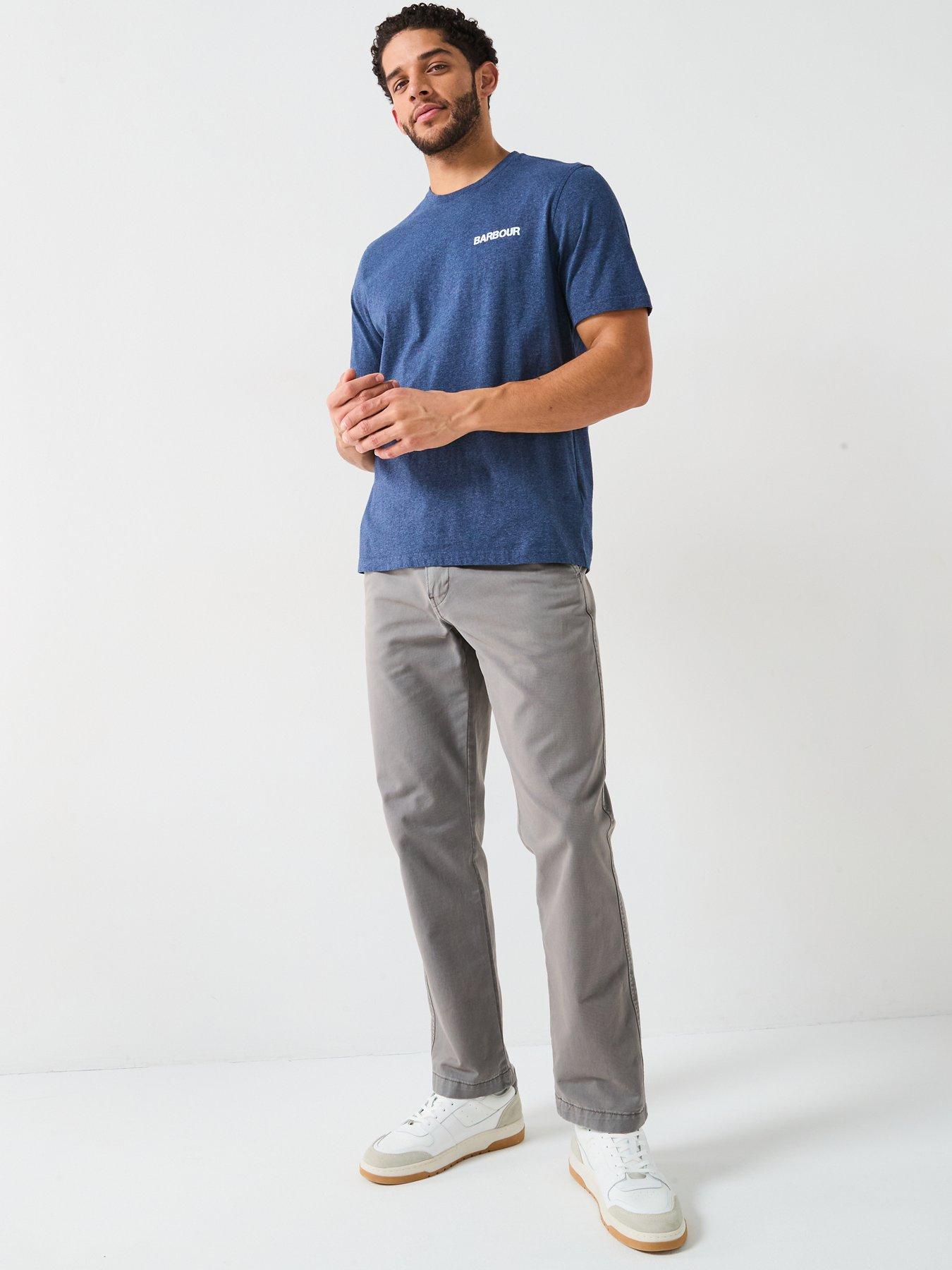 Image 3 of 4 of Barbour Perham Relaxed Fit Graphic T-Shirt - Dark Purple